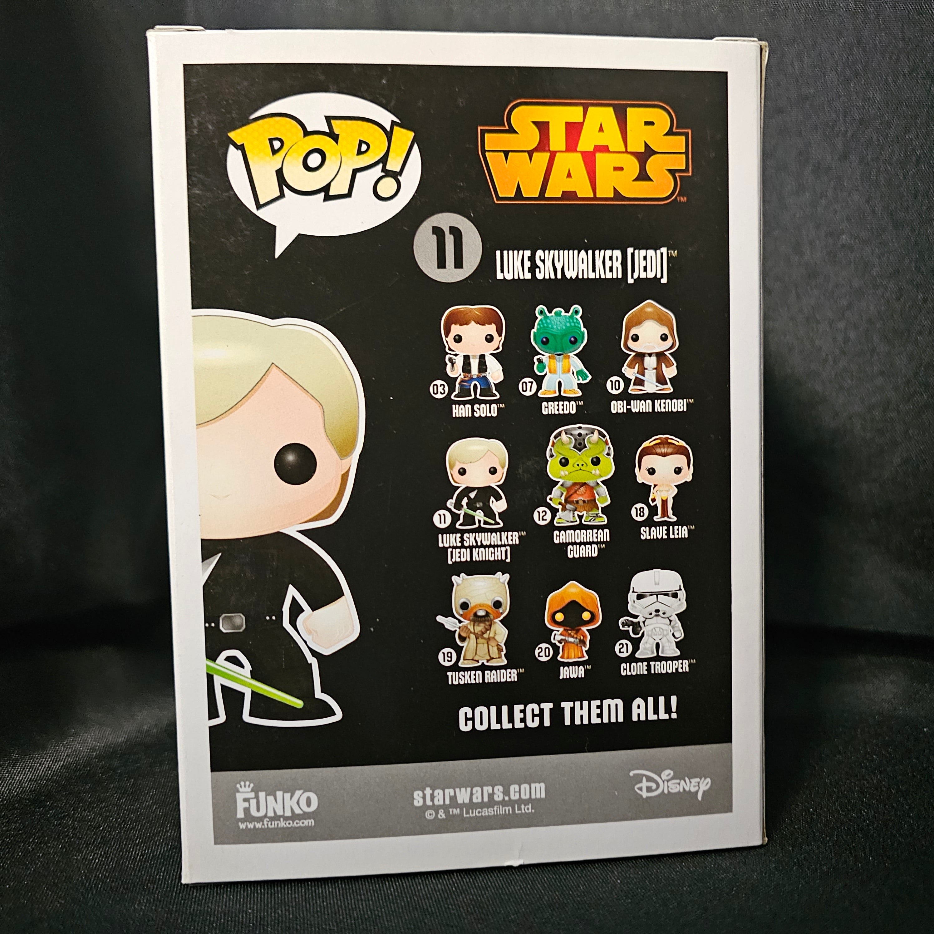 Star Wars Pop! Vinyl Bobblehead Jedi Luke Skywalker [Re-Release] [11] - Fugitive Toys