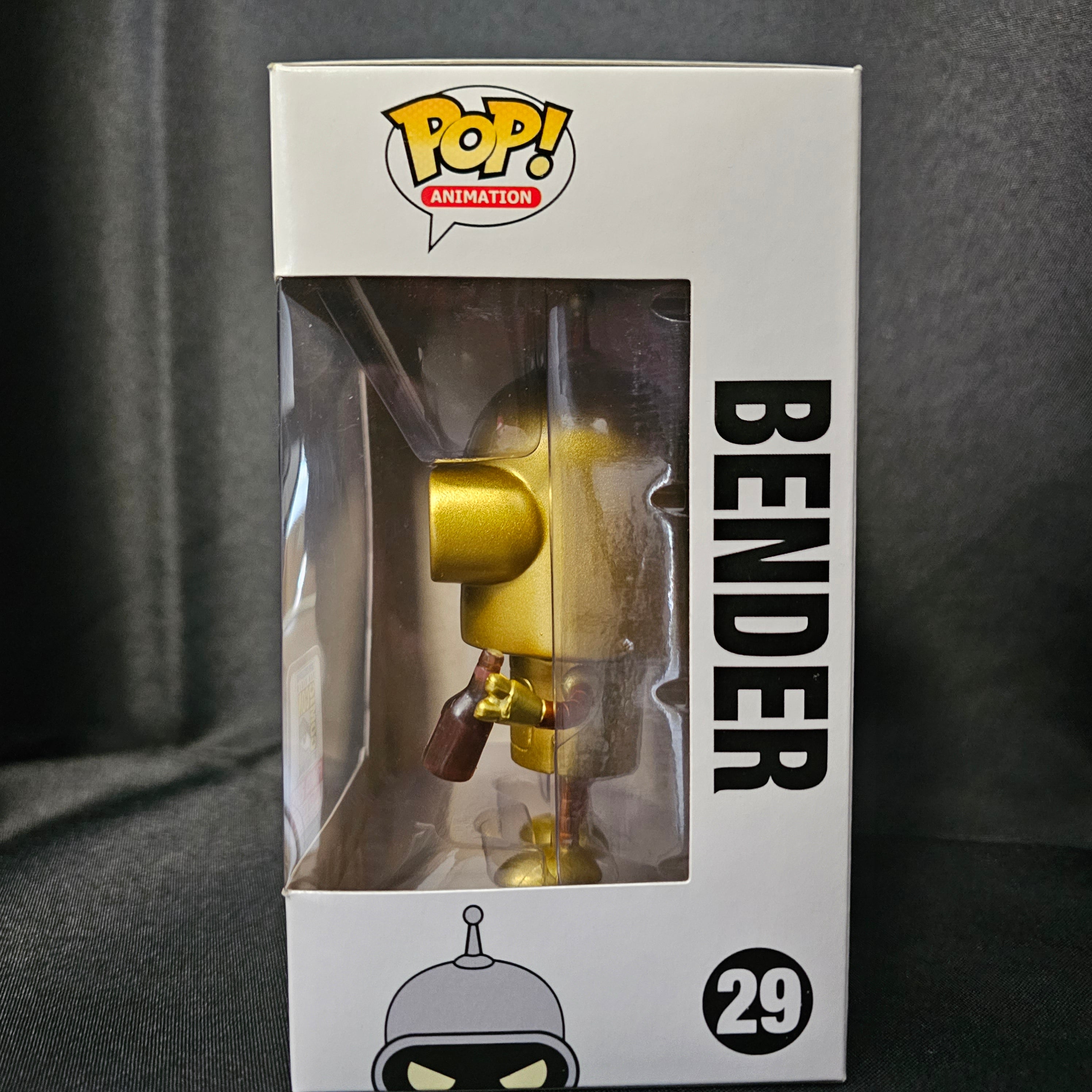 Funko Pop 2015 SDCC Gold Bender 29 hotsell