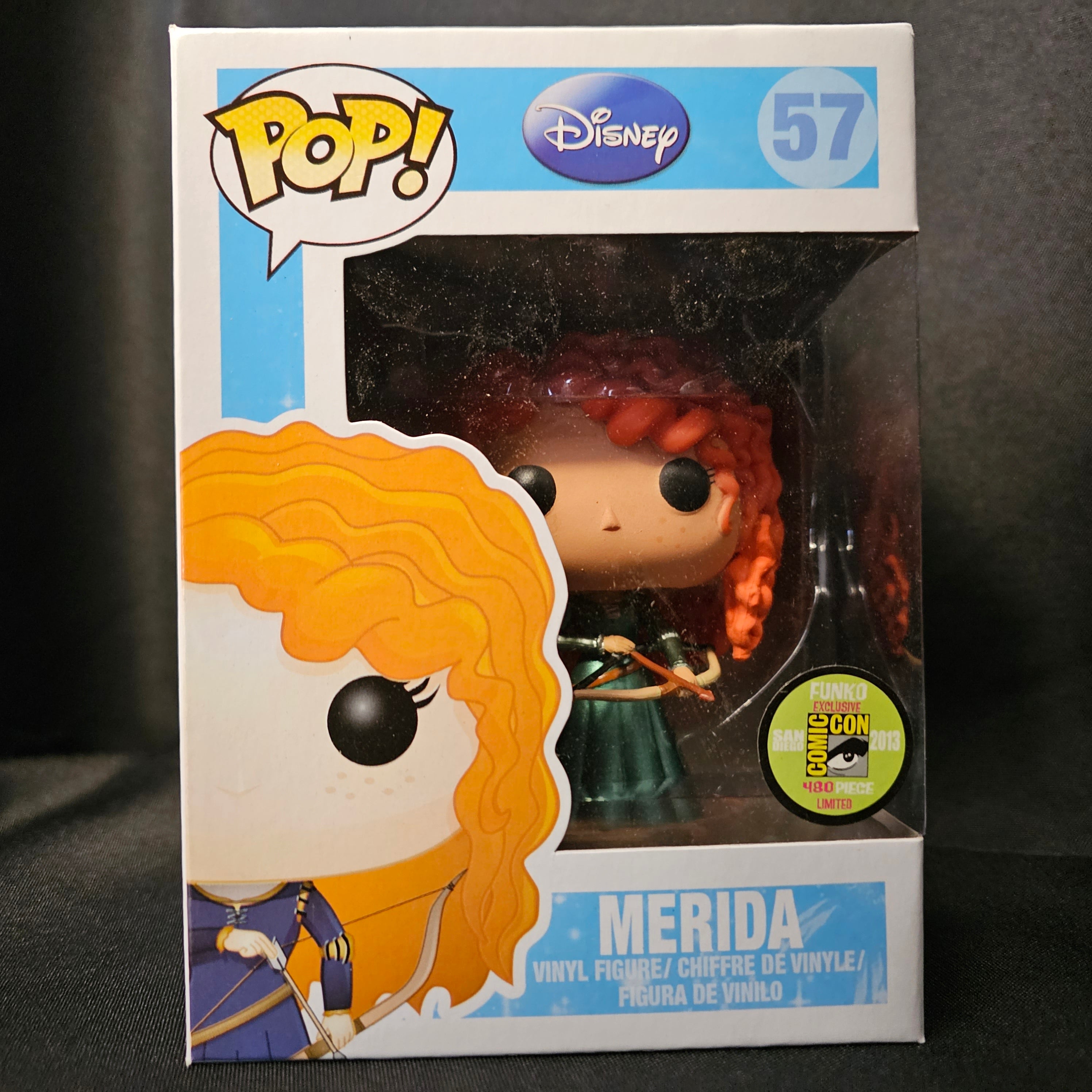 Disney Pop! Vinyl Figure Merida [Metallic] [Brave] [SDCC 2013 Exclusive] [57] - Fugitive Toys