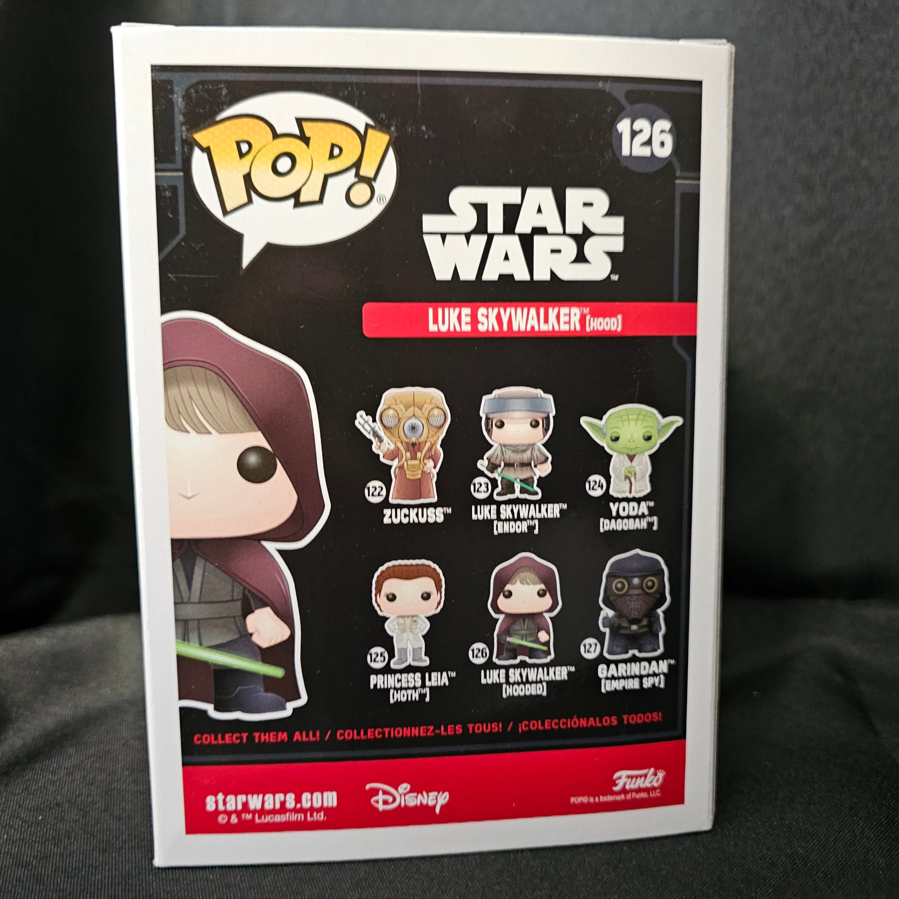 Star Wars Pop! Vinyl Figure Luke Skywalker (Hood) [126] - Fugitive Toys