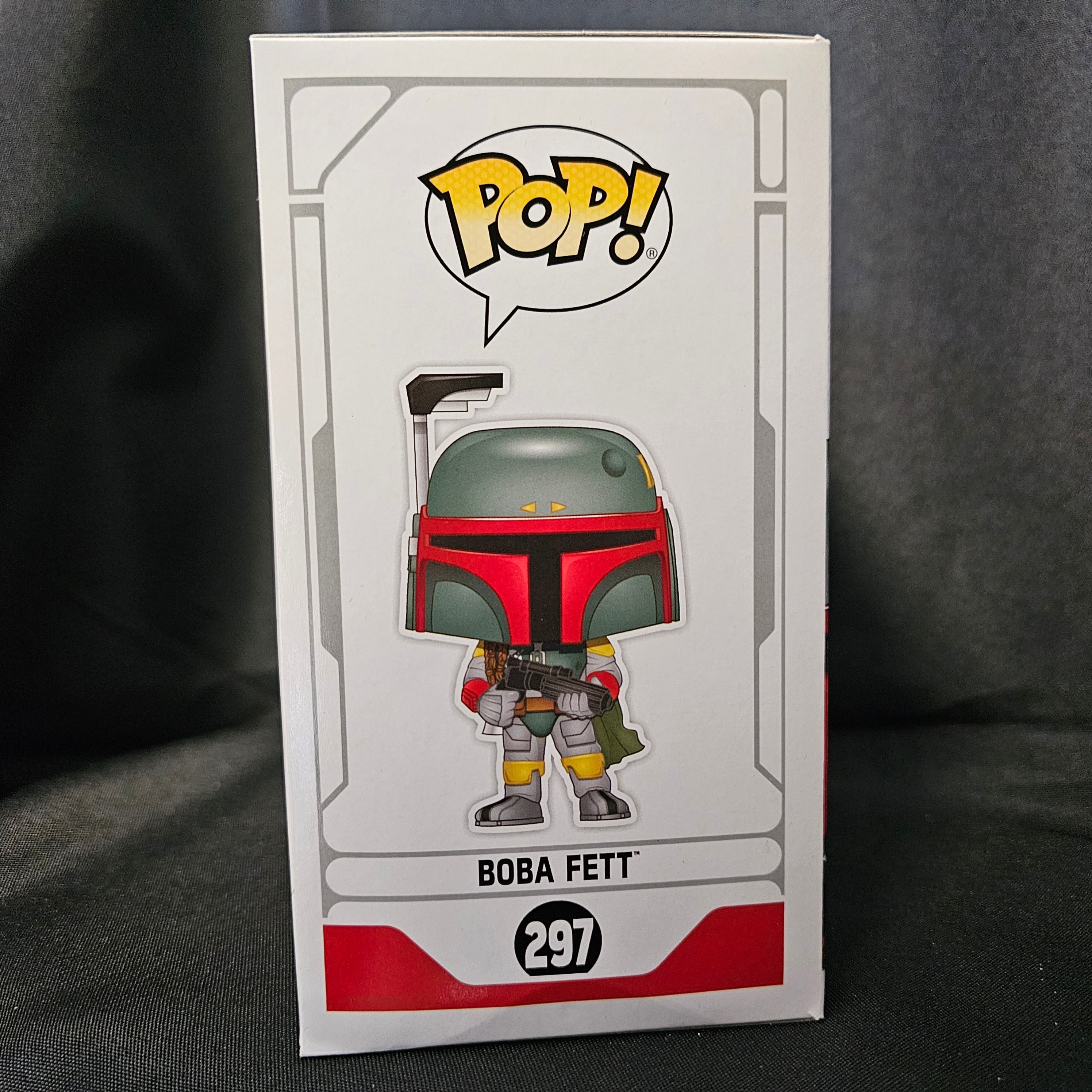 Star Wars Pop! Vinyl Figure Boba Fett [Blue Chrome] [Star Wars Celebration 2019] [297] - Fugitive Toys