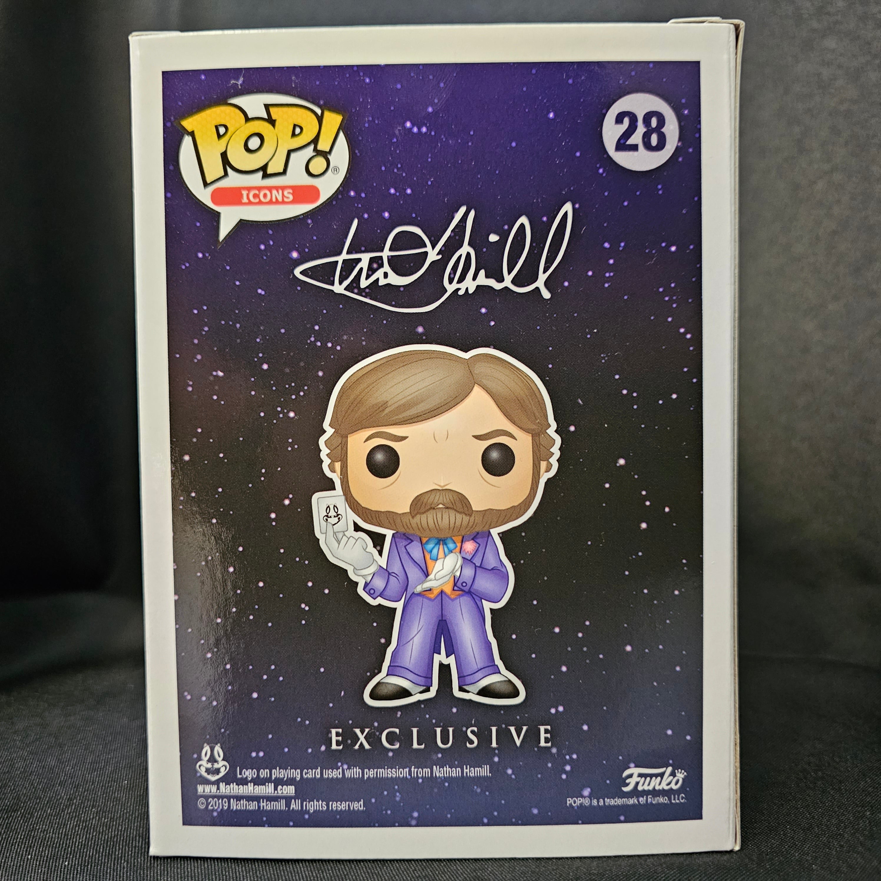 Icons Pop! Vinyl Figure Mark Hamill [The Joker] [D Con 2019] [28] - Fugitive Toys