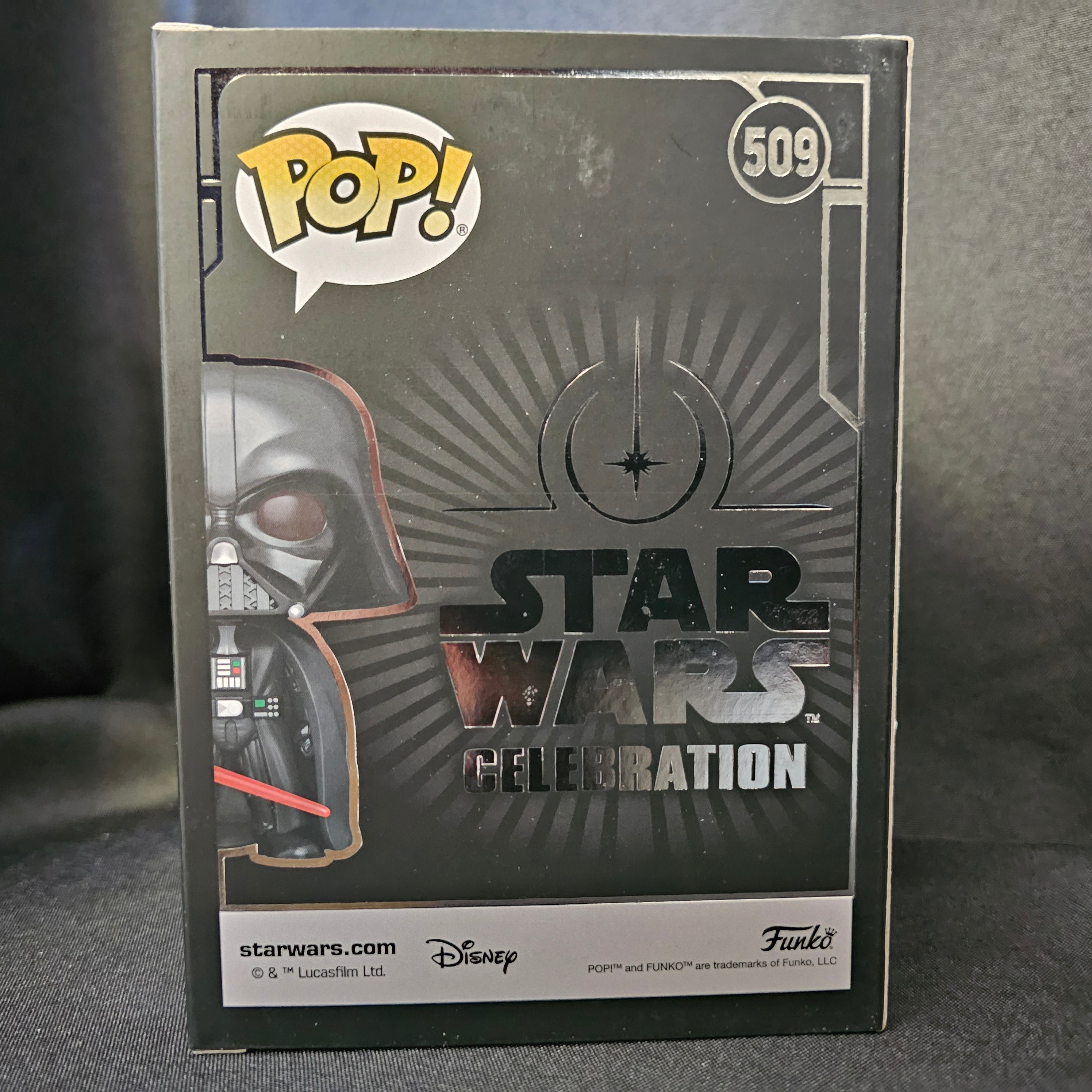 Star Wars Pop! Vinyl Figure Darth Vader [Episode IV: A New Hope] [Star Wars Celebration 2022] [509] - Fugitive Toys