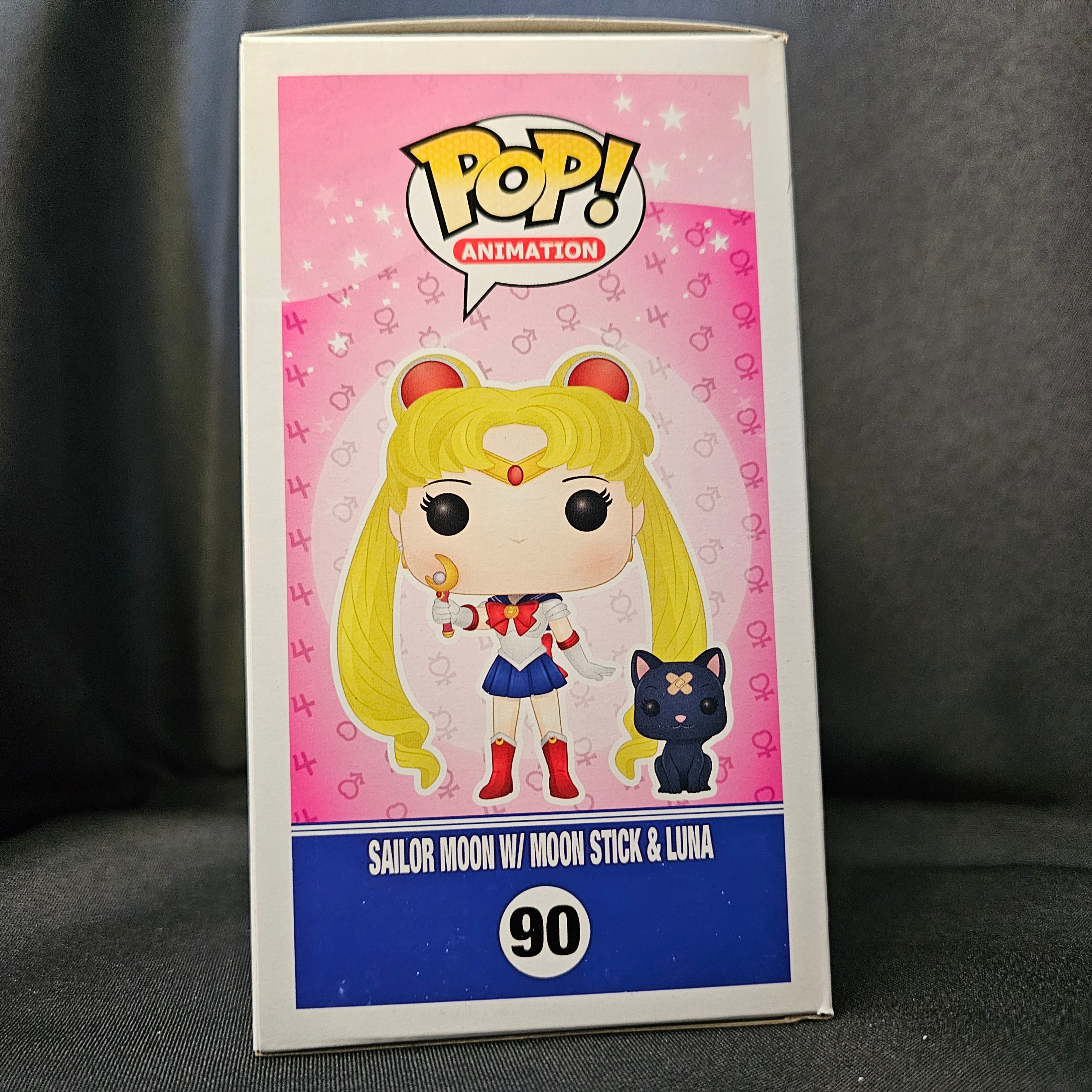 Sailor Moon Pop! Vinyl Figure Sailor Moon (w/ Moon Stick and Luna) [Hot Topic] [90] - Fugitive Toys