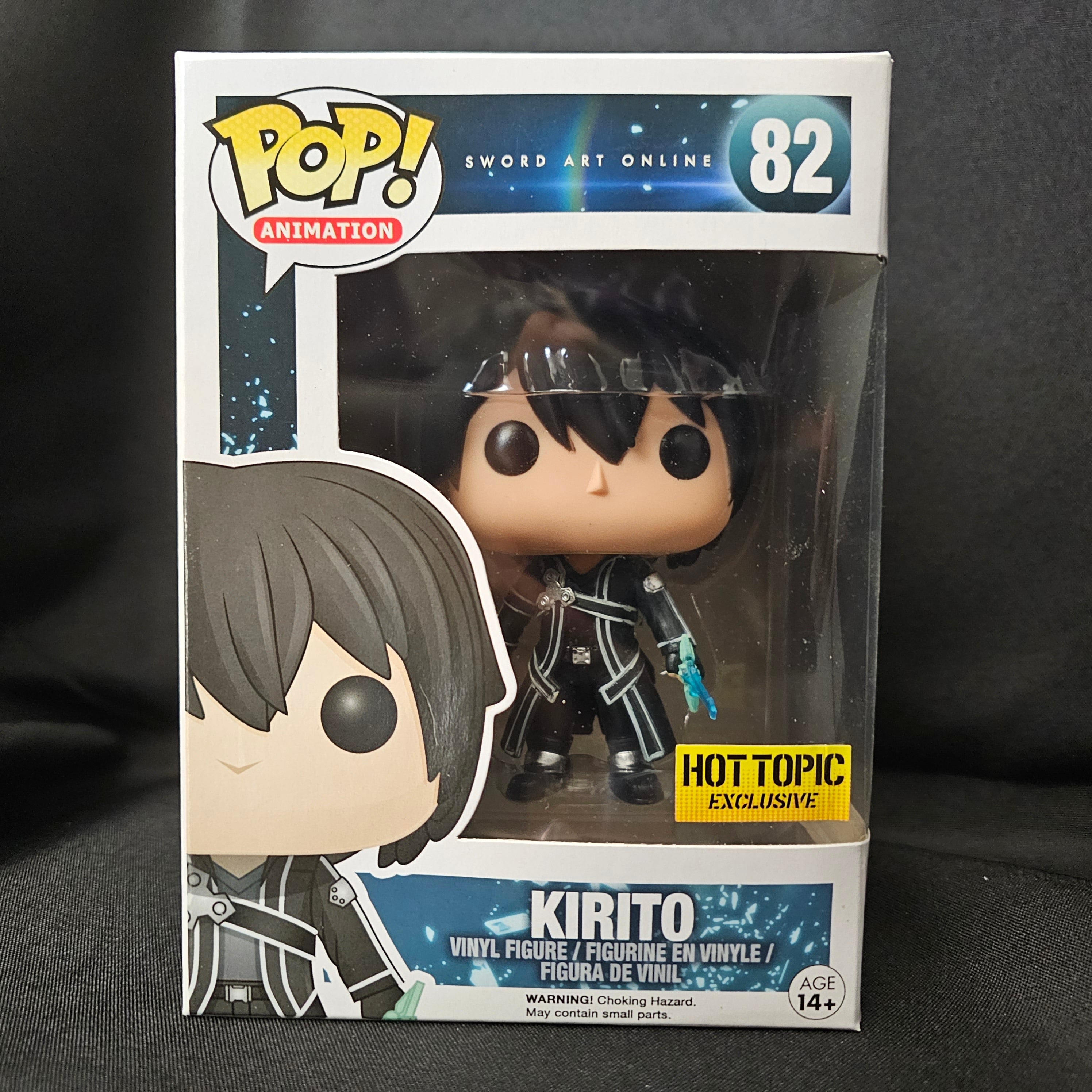 Sword Art Online Pop! Vinyl Figure Kirito (Glow In The Dark) (Hot Topic Exclusive) [82] - Fugitive Toys