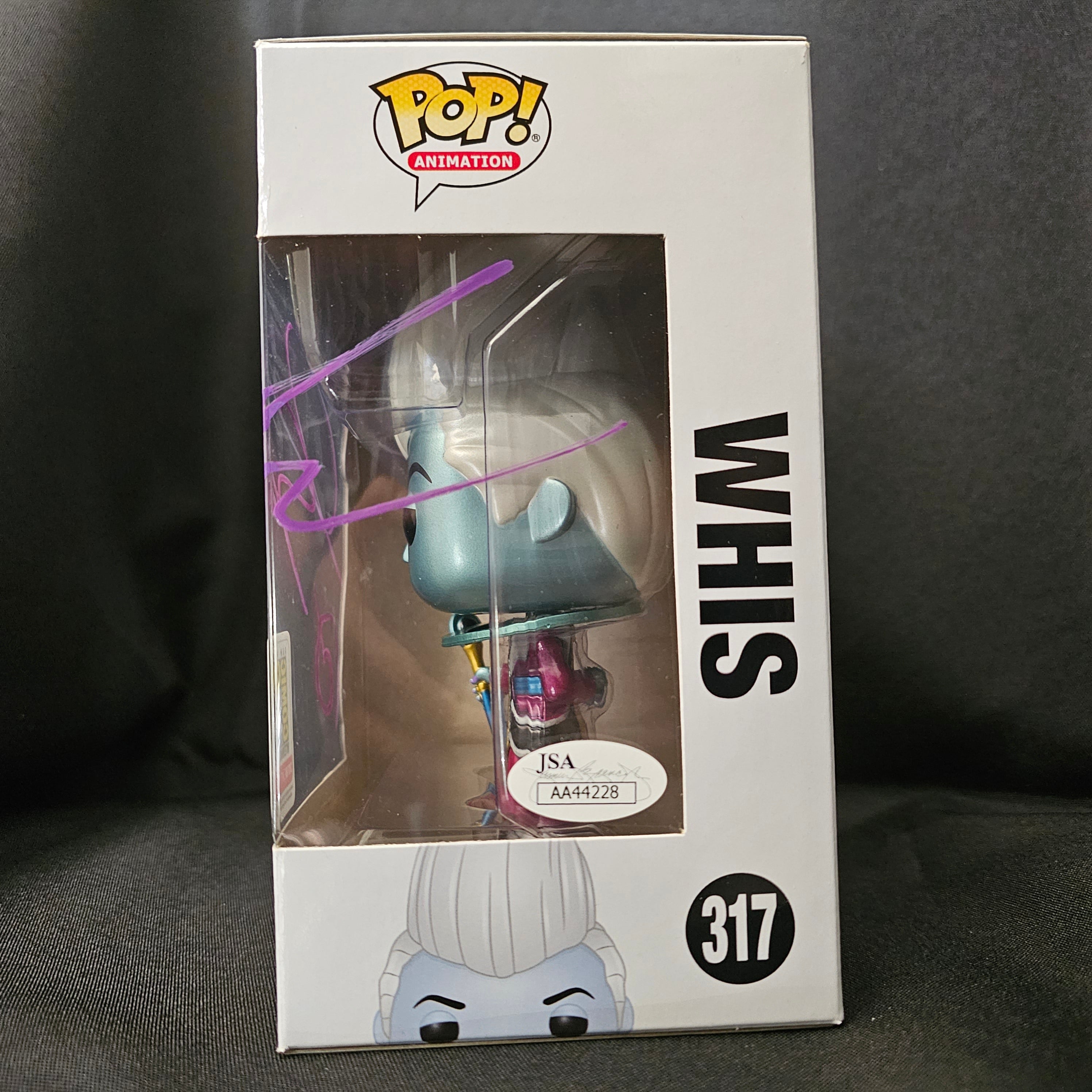 Dragon Ball Super Pop! Vinyl Figure Metallic Whis [Signed] [SDCC 2018 Exclusive] [317] - Fugitive Toys