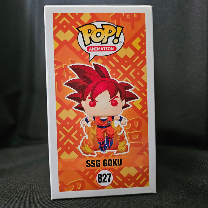 Dragon Ball Super Pop! Vinyl Figure SSG Goku (2020 SDCC Shared) [827] —  Fugitive Toys