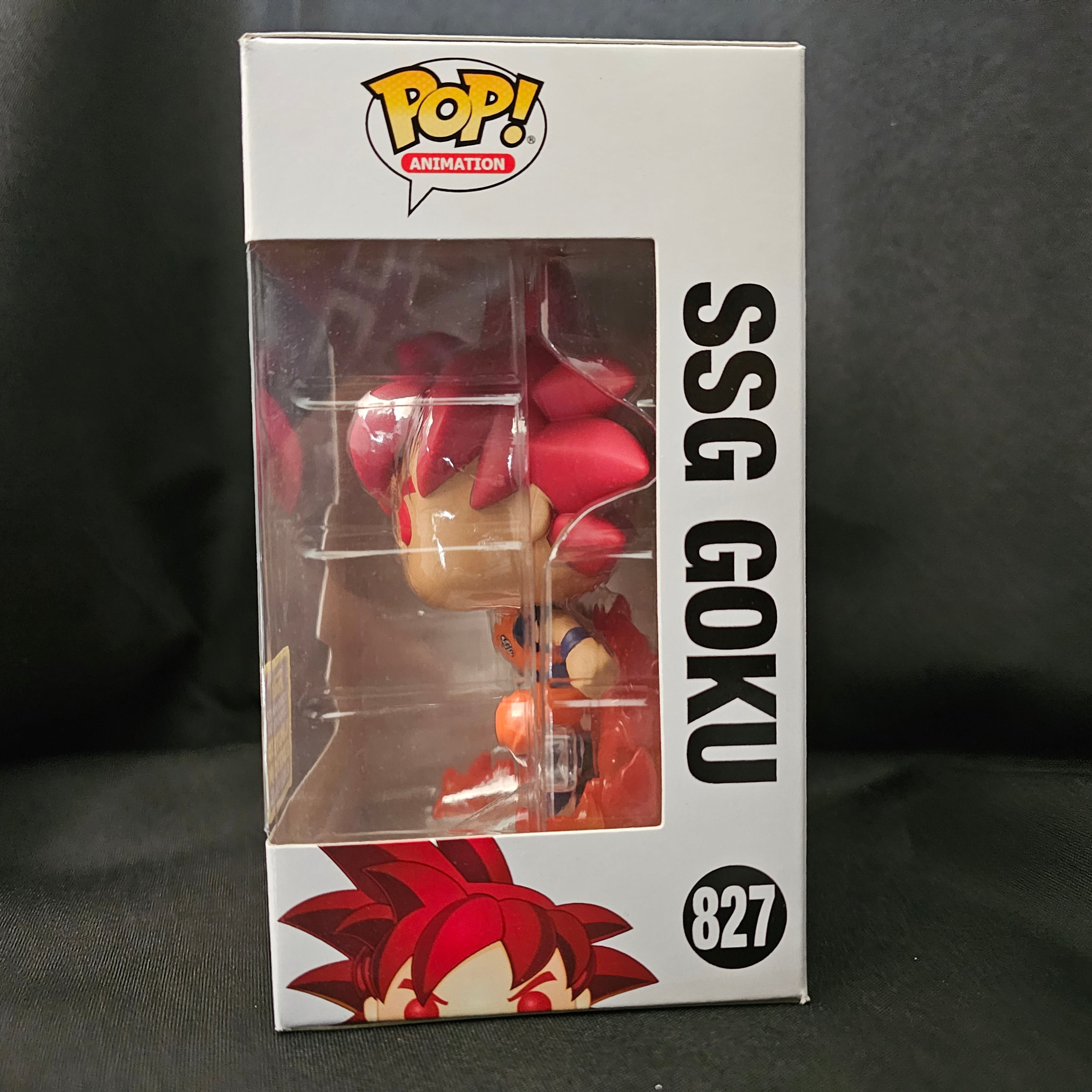 Dragon Ball Super Pop! Vinyl Figure SSG Goku (2020 SDCC Shared) [827] - Fugitive Toys