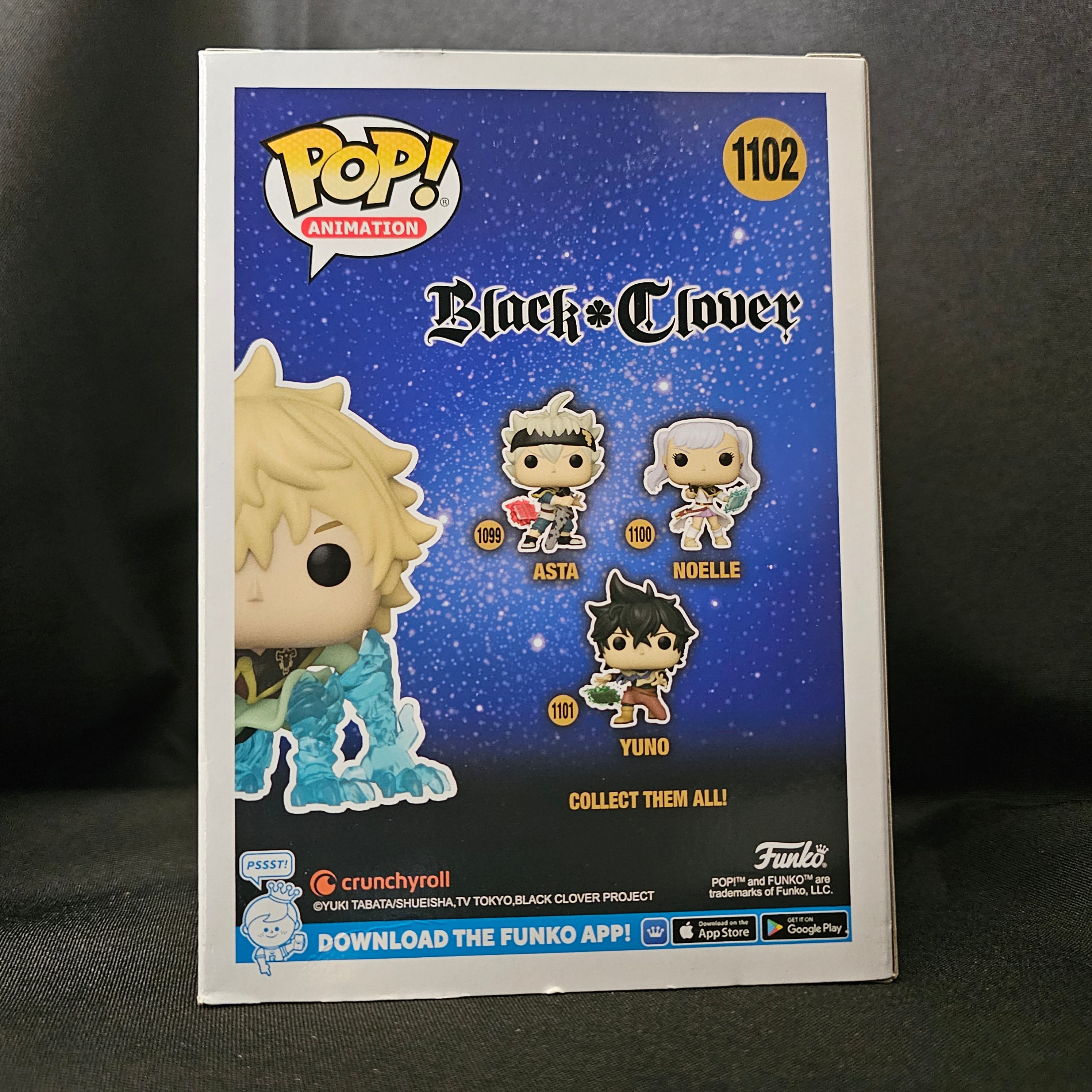 Black Clover Pop! Vinyl Figure Luck Voltia [GITD Chase] [AAA Anime Exclusive] [1102] - Fugitive Toys