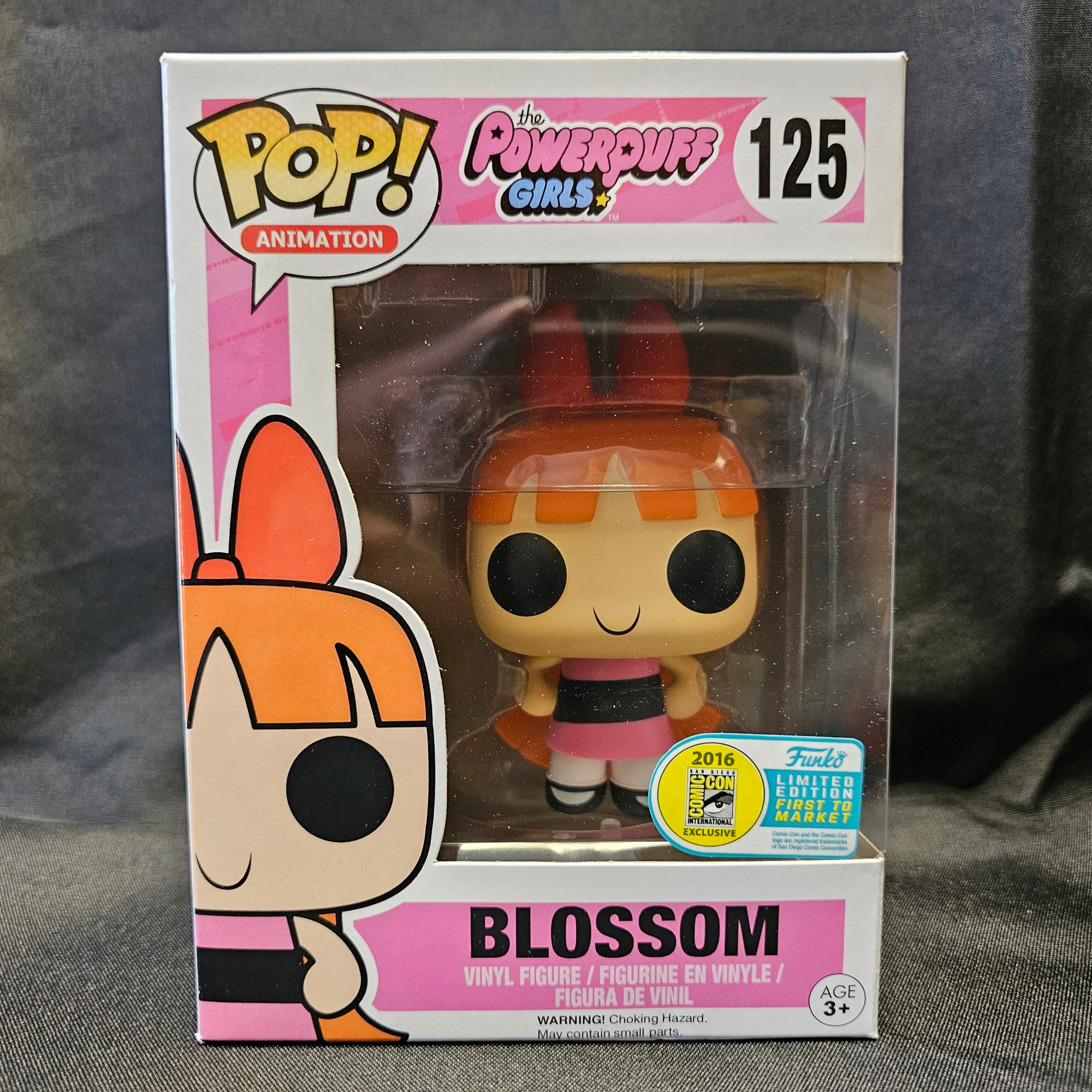 Powerpuff Girls Pop! Vinyl Figure Blossom [First To Market] [SDCC 2016] [125] - Fugitive Toys