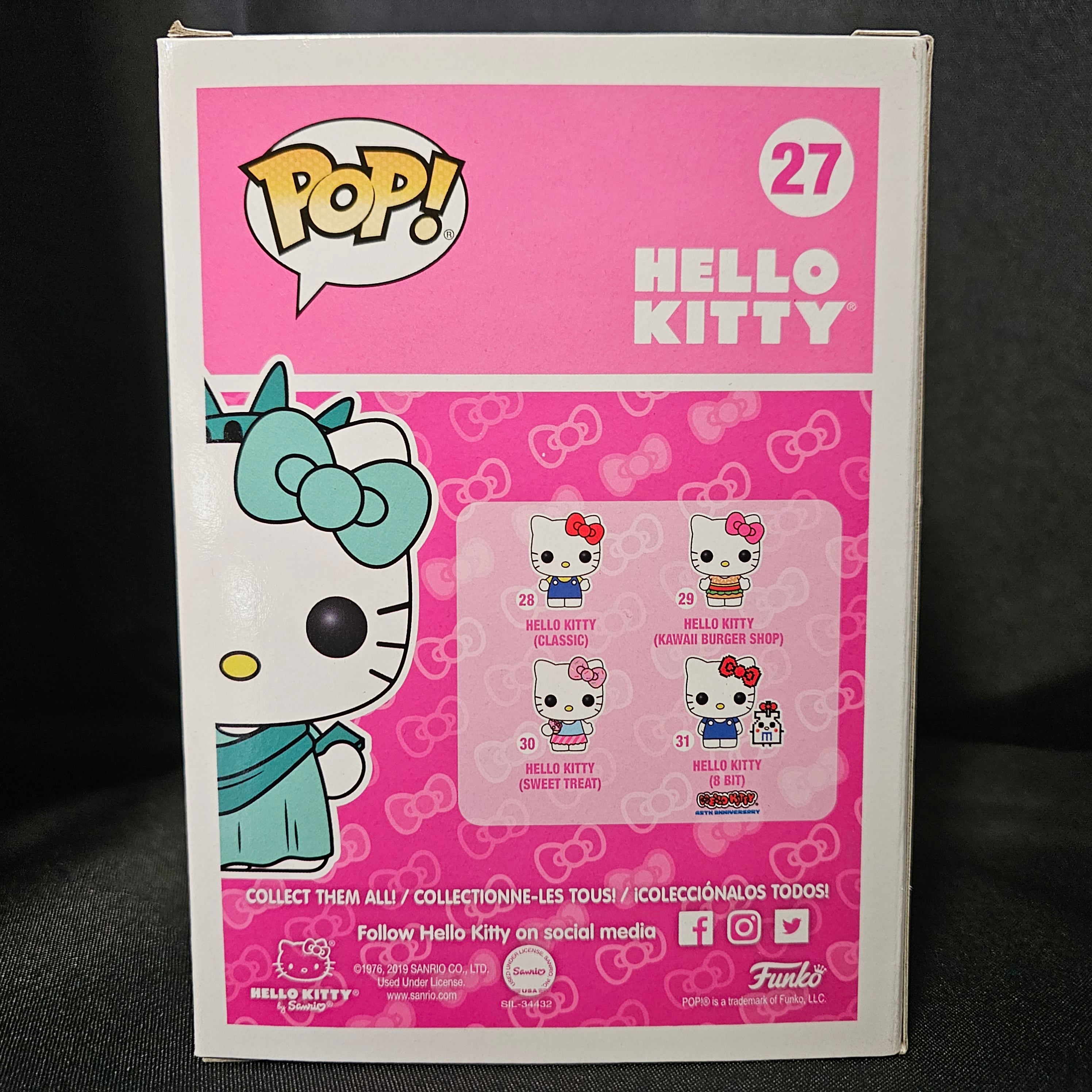 Sanrio Pop! Vinyl Figure Hello Kitty [Lady Liberty] [NYCC 2019] [27] - Fugitive Toys