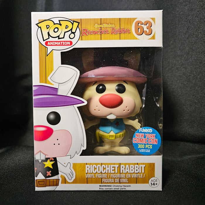 Hanna-Barbera Pop! Vinyl Figure Ricochet Rabbit [Yellow] [NYCC 2015 Exclusive] [63] - Fugitive Toys