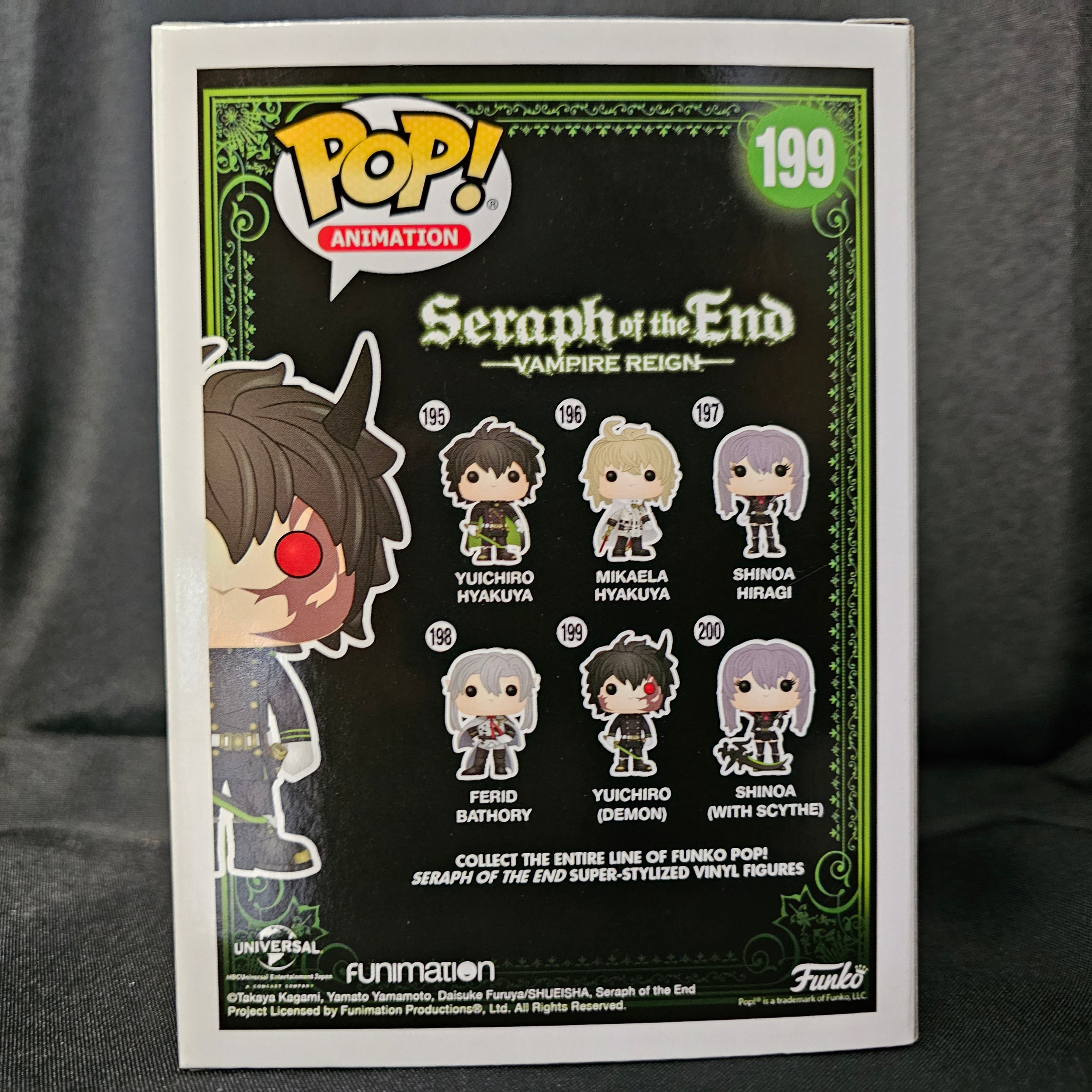 Seraph of the End Pop! Vinyl Figure Yuichiro (Demon) [199] - Fugitive Toys