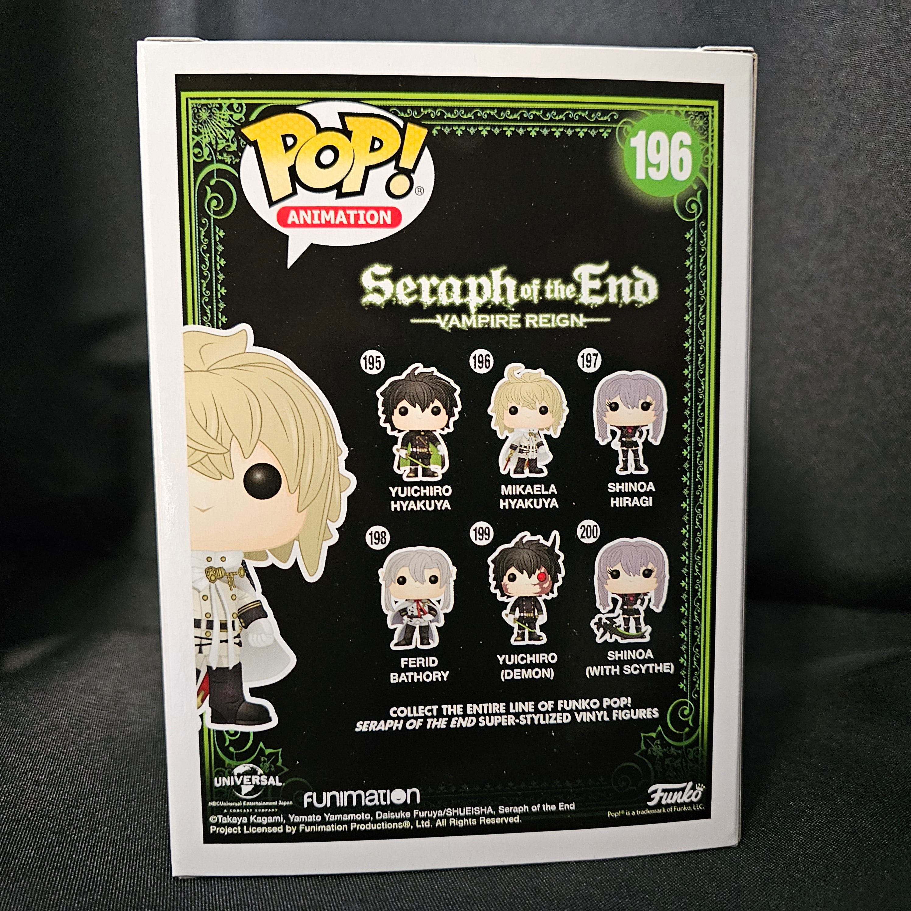 Seraph of the End Pop! Vinyl Figure Mikaela Hyakuya [196] - Fugitive Toys