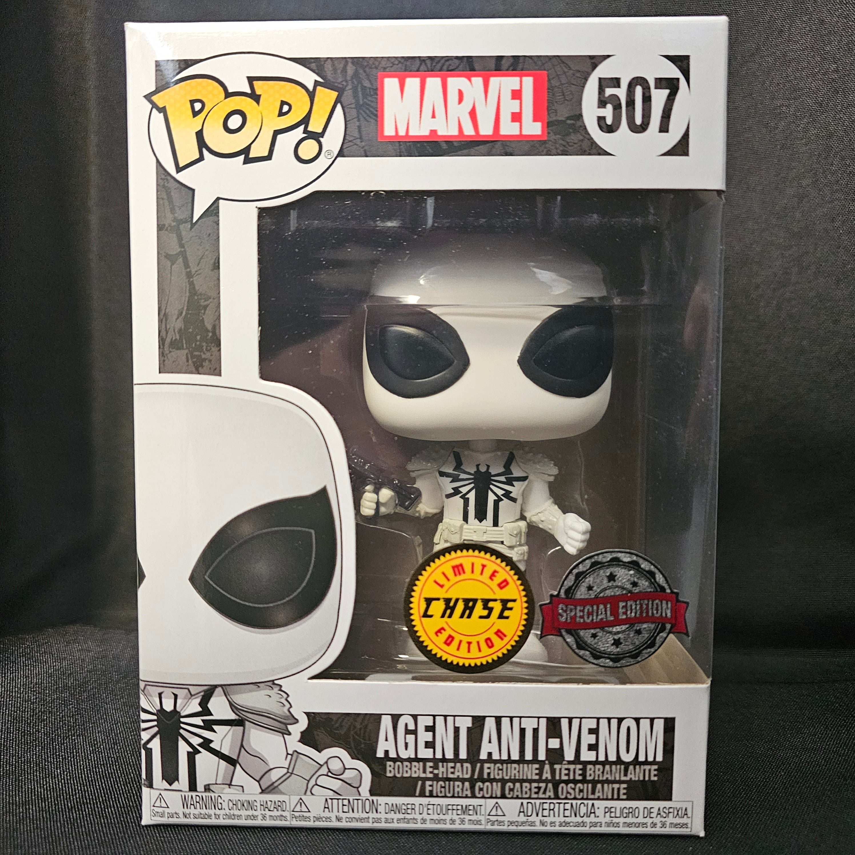 Marvel Pop! Vinyl Figure Agent Anti-Venom [Chase] [SE] [507] - Fugitive Toys