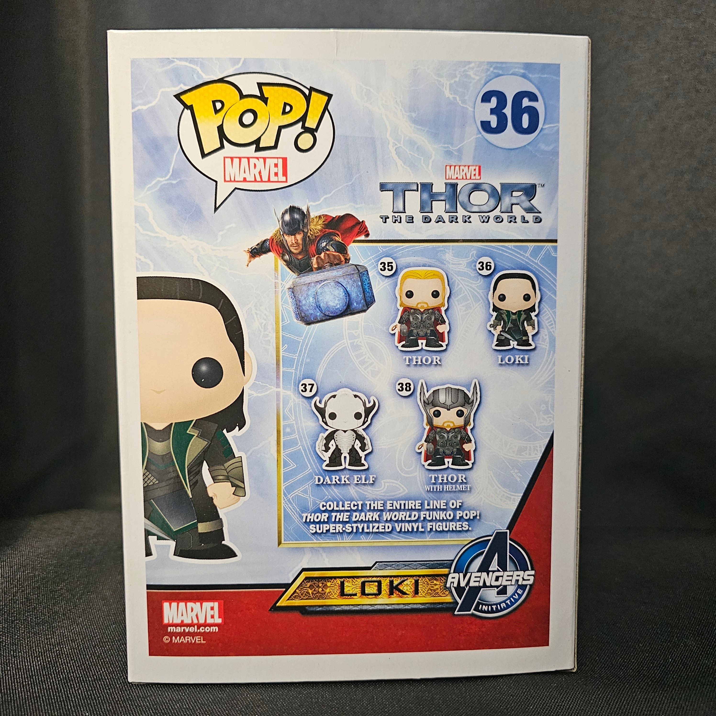 Thor: The Dark World Pop! Vinyl Bobblehead Loki [36] - Fugitive Toys