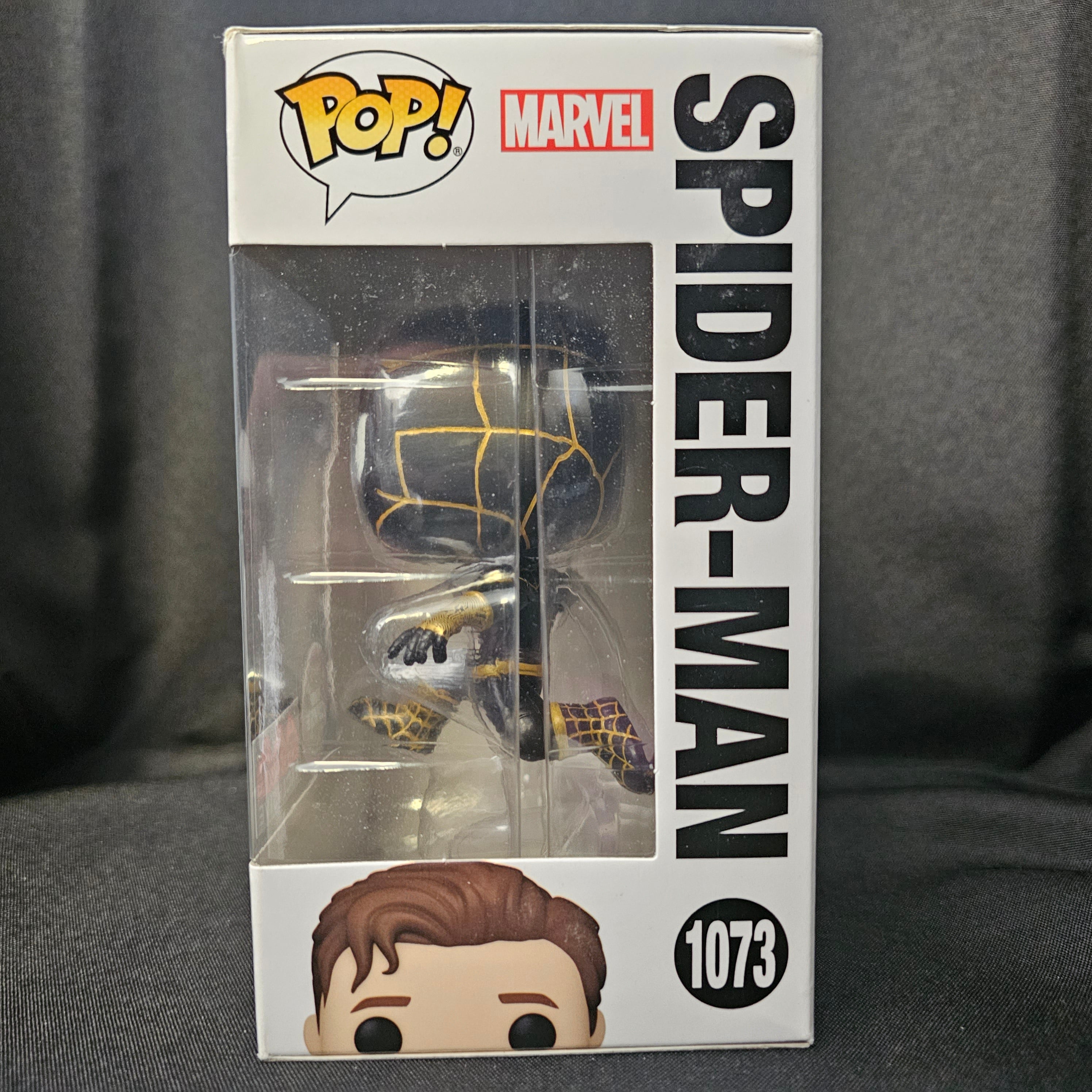 Spider-Man No Way Home Pop! Vinyl Figure Spider-Man Black Suit Masked [GITD Chase] [AAA Anime] [1073] - Fugitive Toys