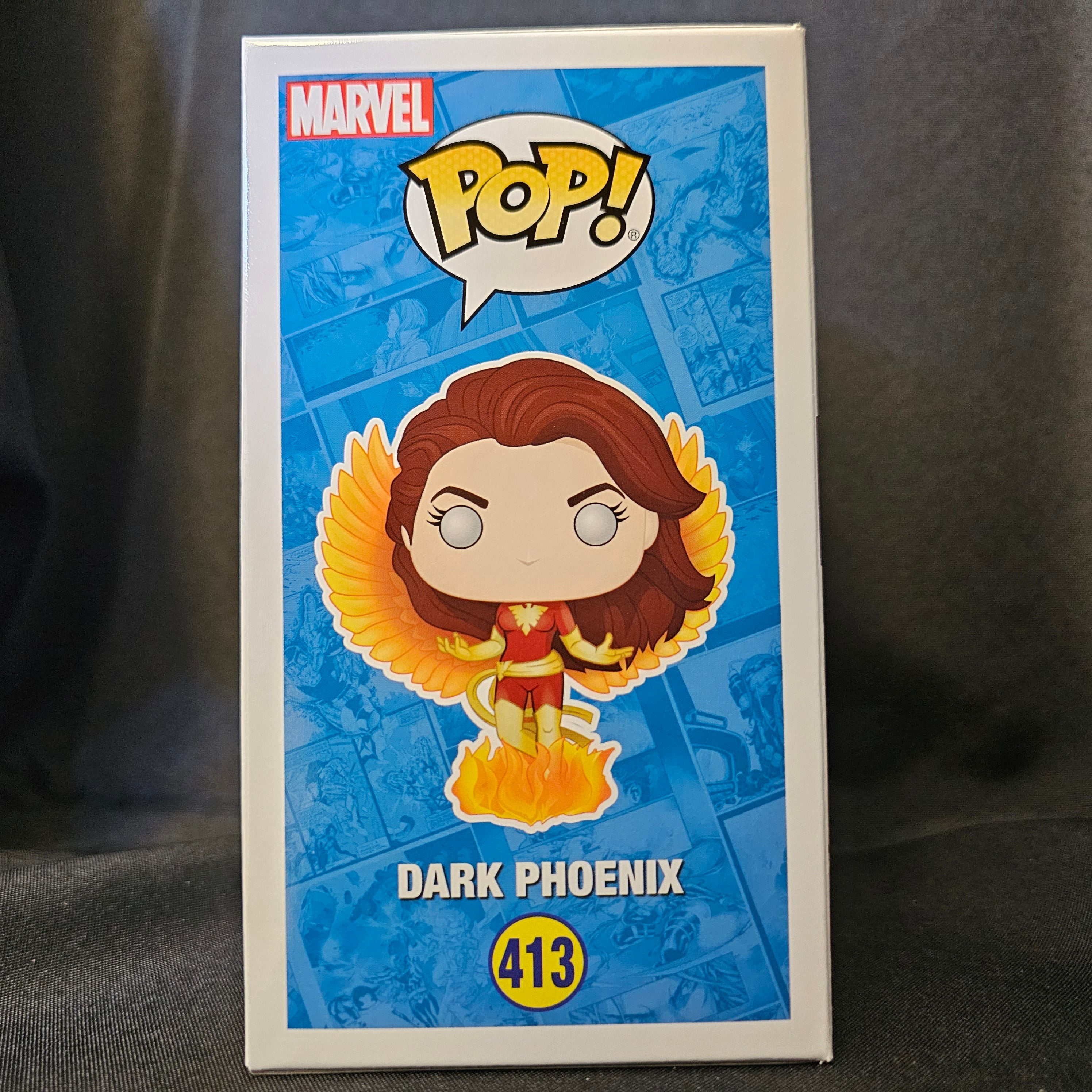 X-Men Pop! Vinyl Figure Dark Phoenix (Flame Wings) (Glow in the Dark) (Chase) [413] - Fugitive Toys