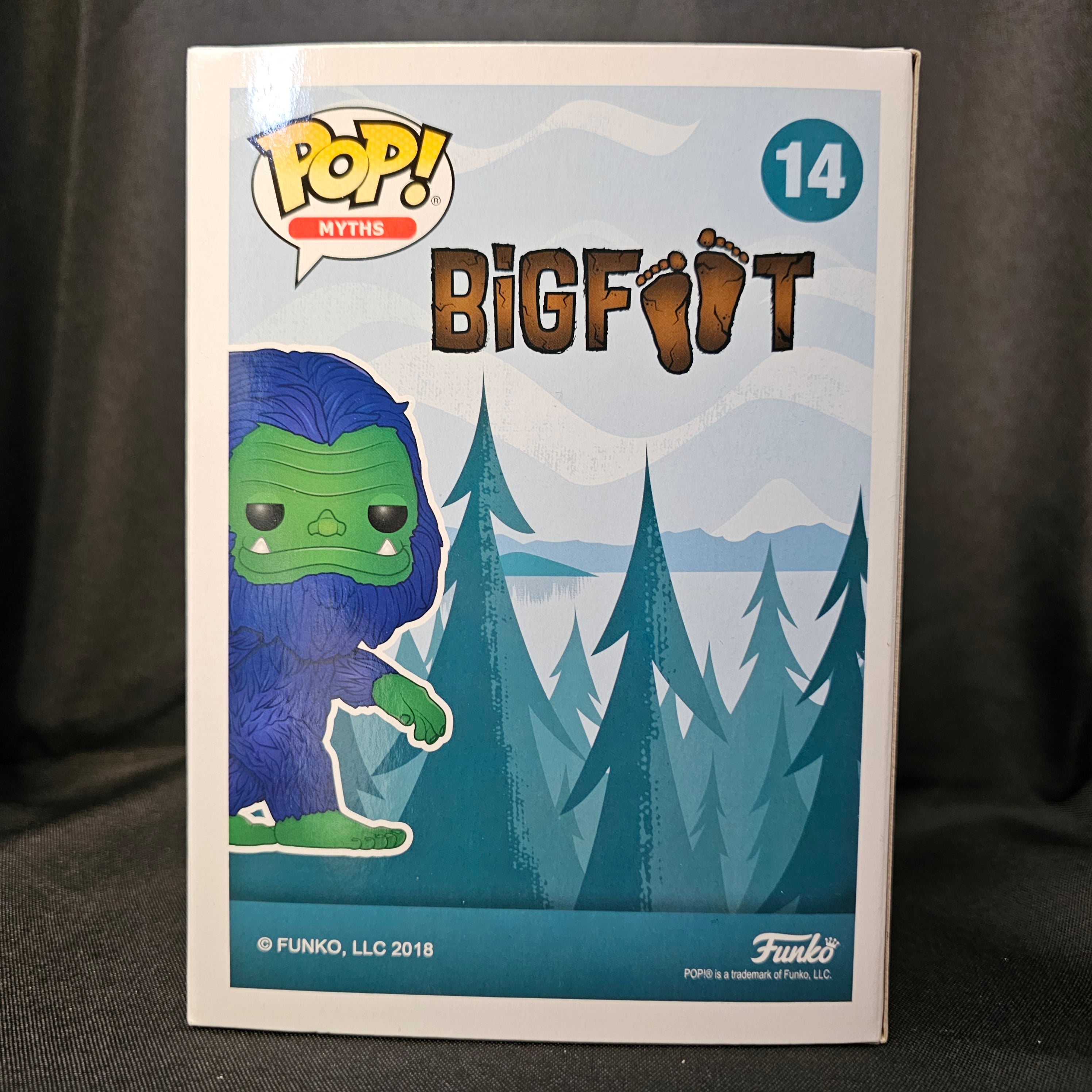 Myths Pop! Vinyl Figure Flocked Bigfoot [Blue] [2018 Spring Convention] [14] - Fugitive Toys