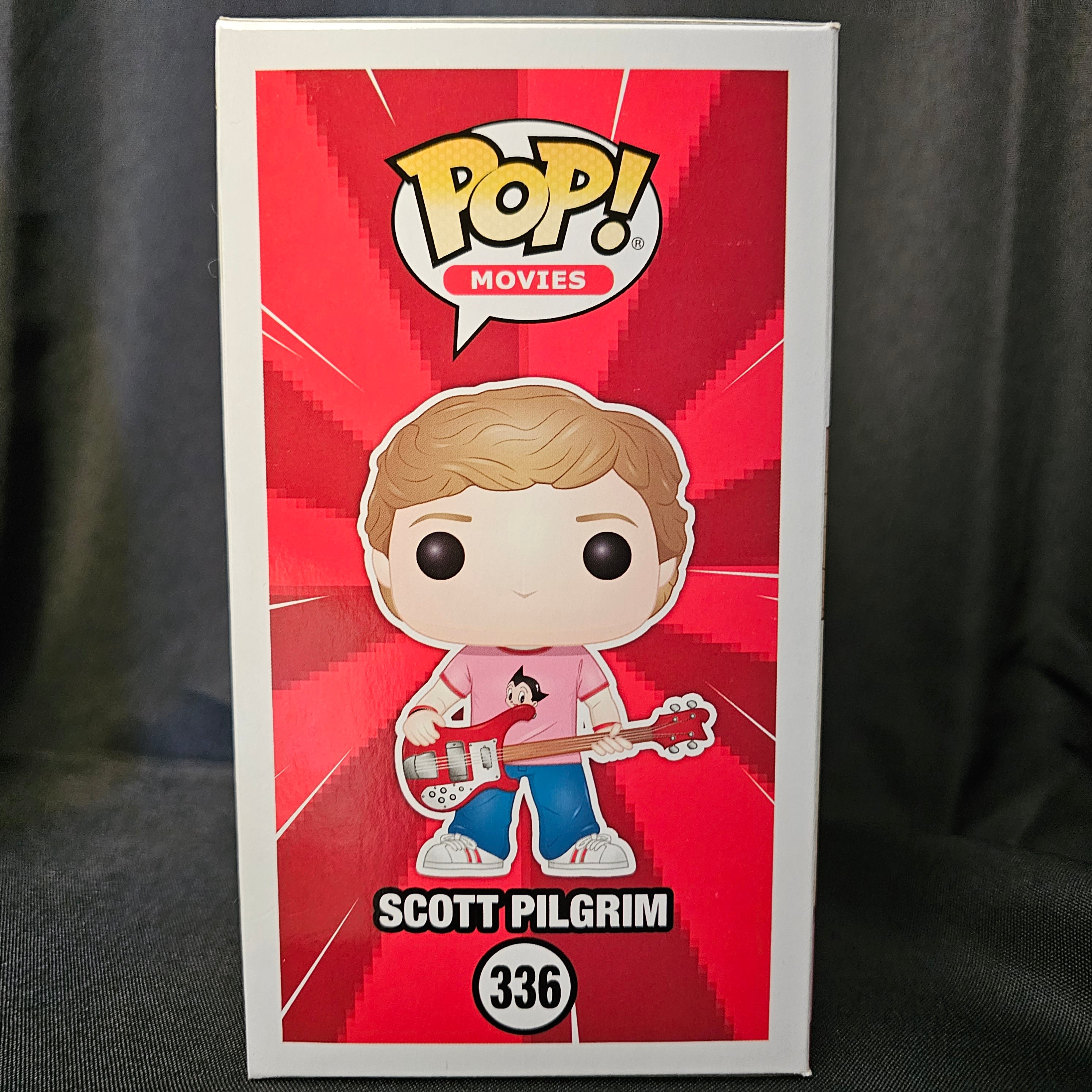 Scott Pilgrim vs. The World Pop! Vinyl Figure Scott Pilgrim with Guitar [Astro Boy Shirt] [NYCC 2016] [336] - Fugitive Toys