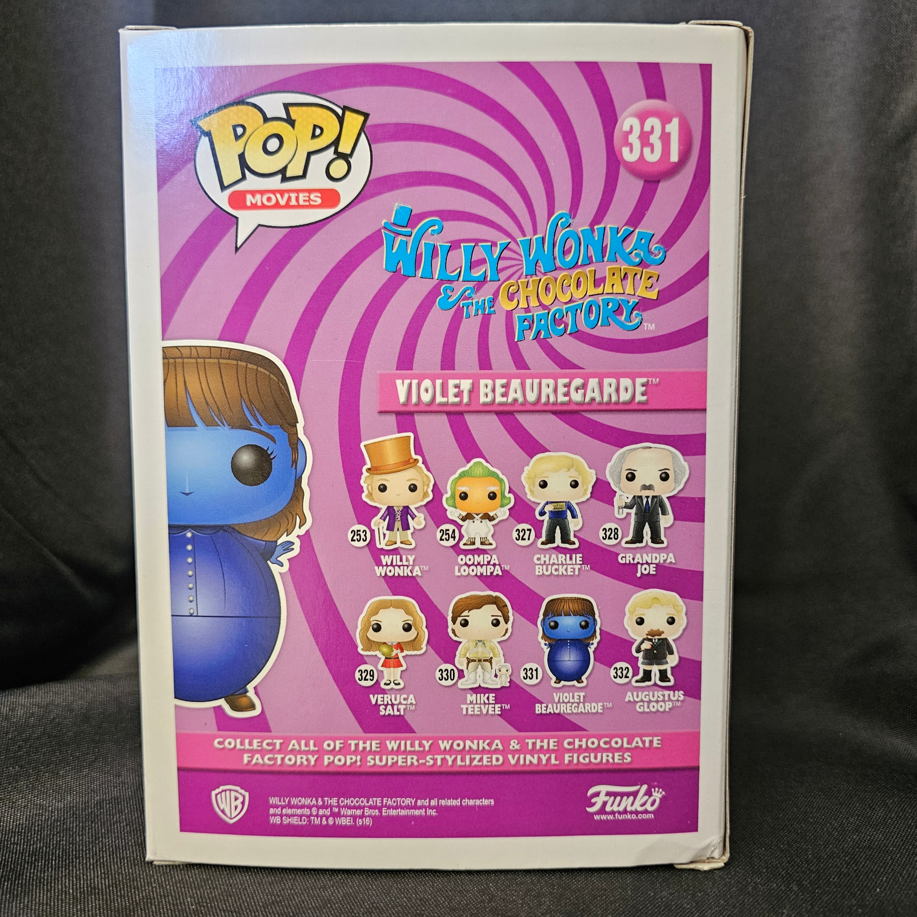 Willy Wonka and the Chocolate Factory Pop! Vinyl Figure Violet Beauregarde [SDCC 2016] [331] - Fugitive Toys