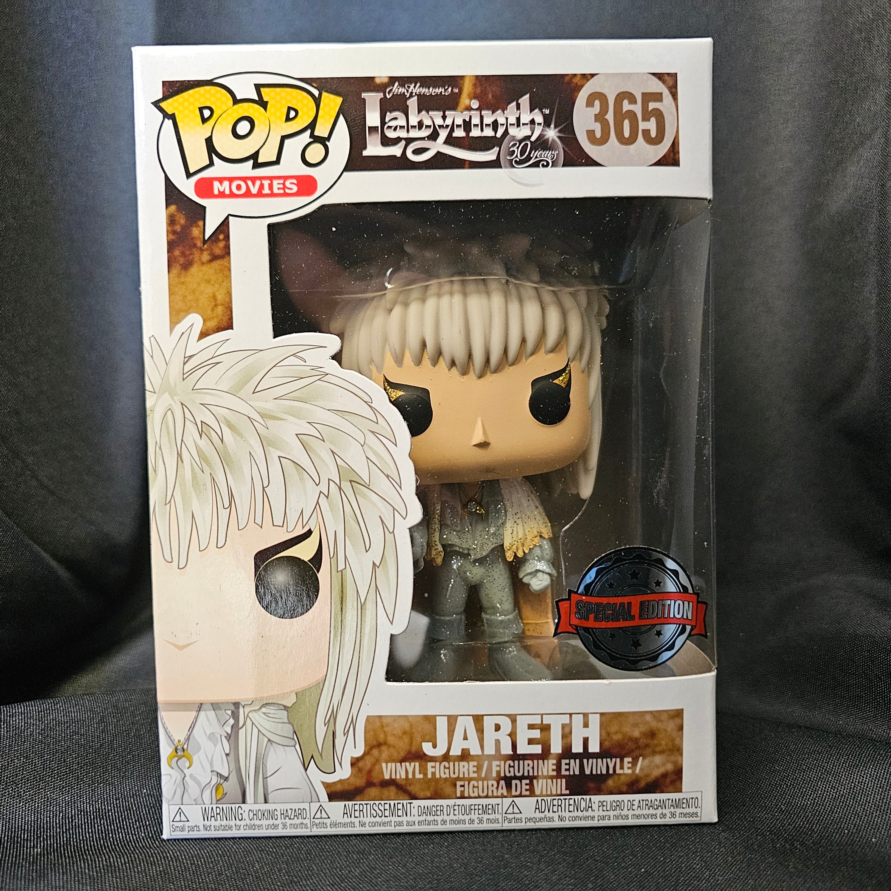 Labyrinth Pop! Vinyl Figures Glitter White Outfit Jareth [SE] [365] - Fugitive Toys