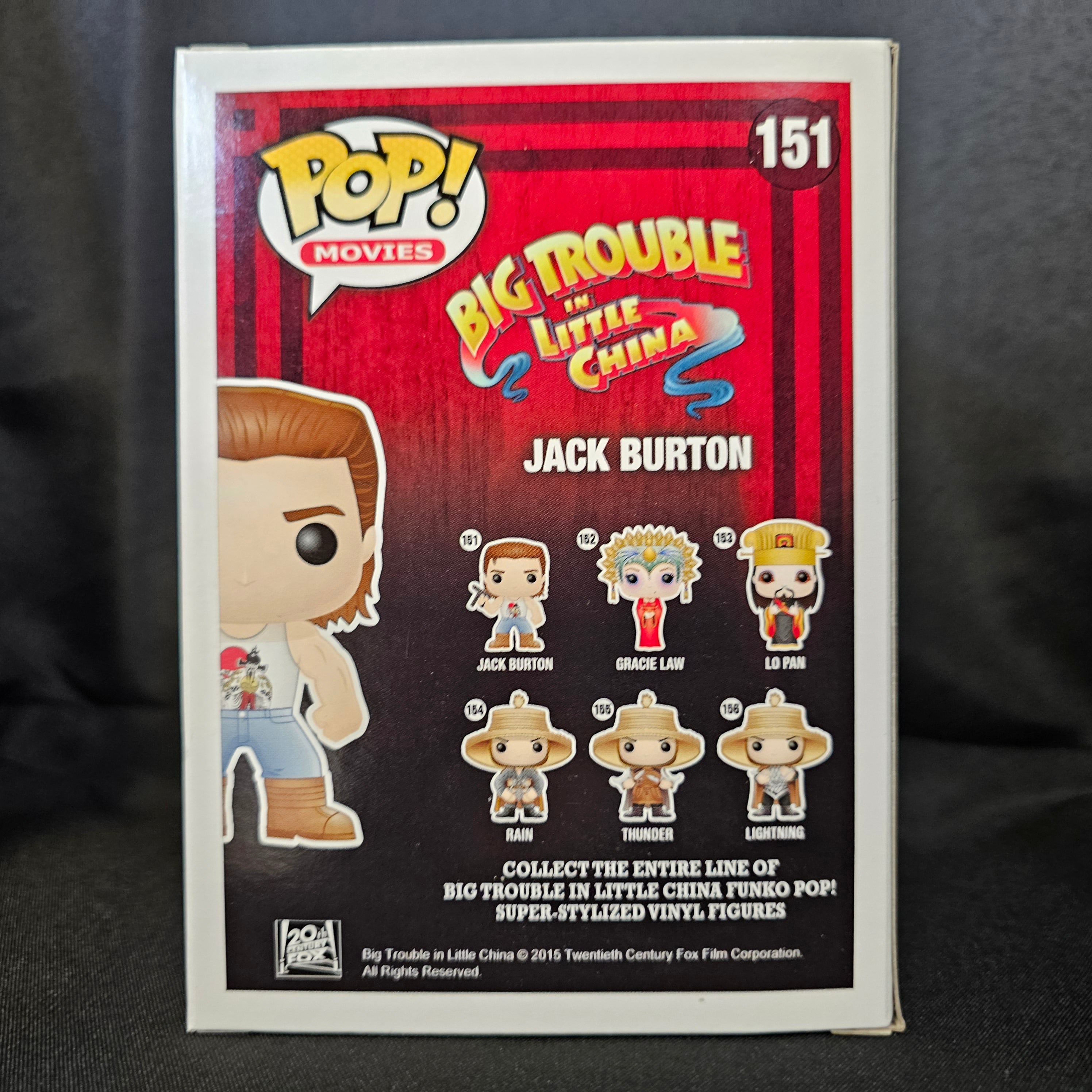 Big Trouble in Little China Pop! Vinyl Figure Jack Burton [151] - Fugitive Toys