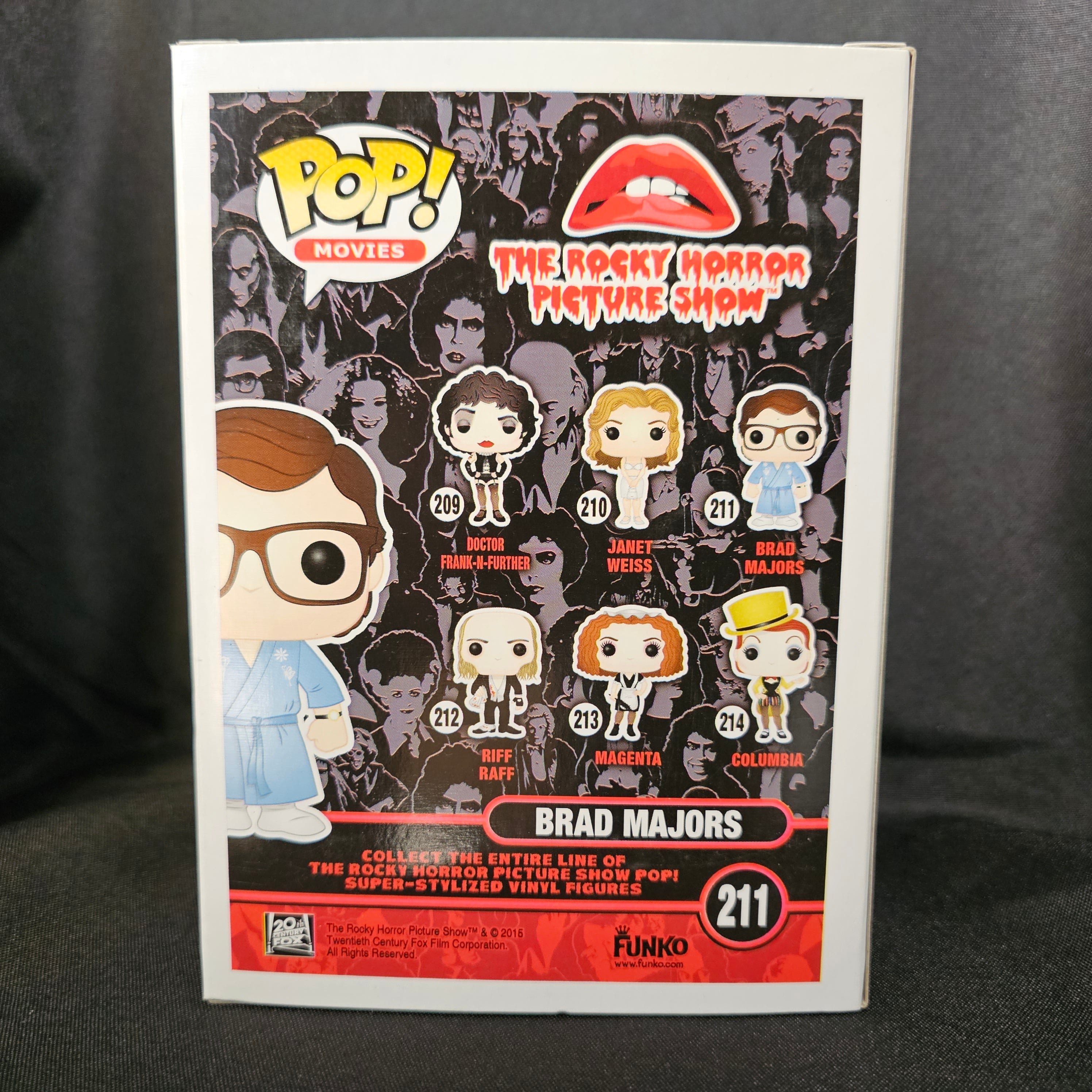 The Rocky Horror Picture Show Pop! Vinyl Figure Brad Majors [211] - Fugitive Toys