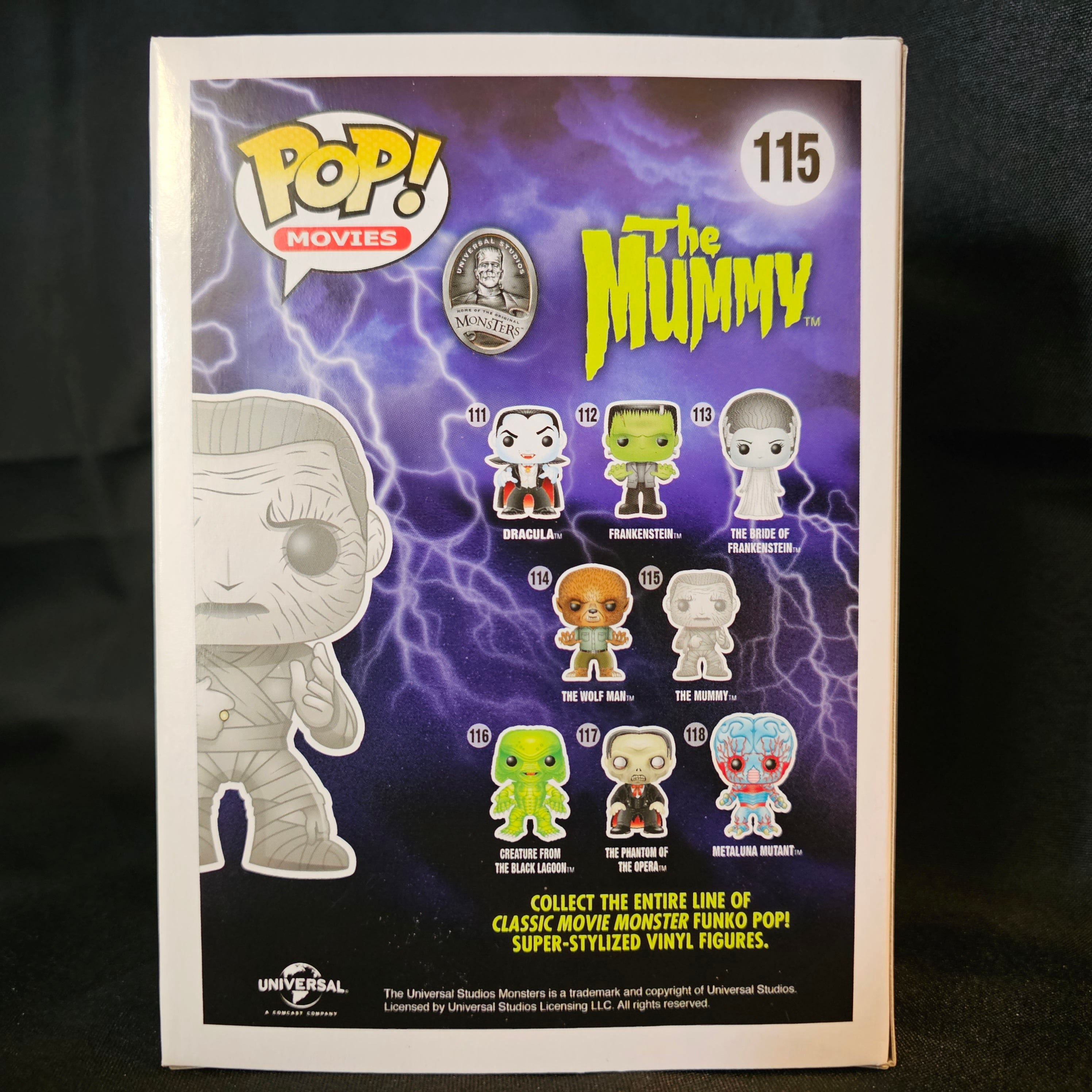 Universal Monsters Pop! Vinyl Figure The Mummy [115] - Fugitive Toys