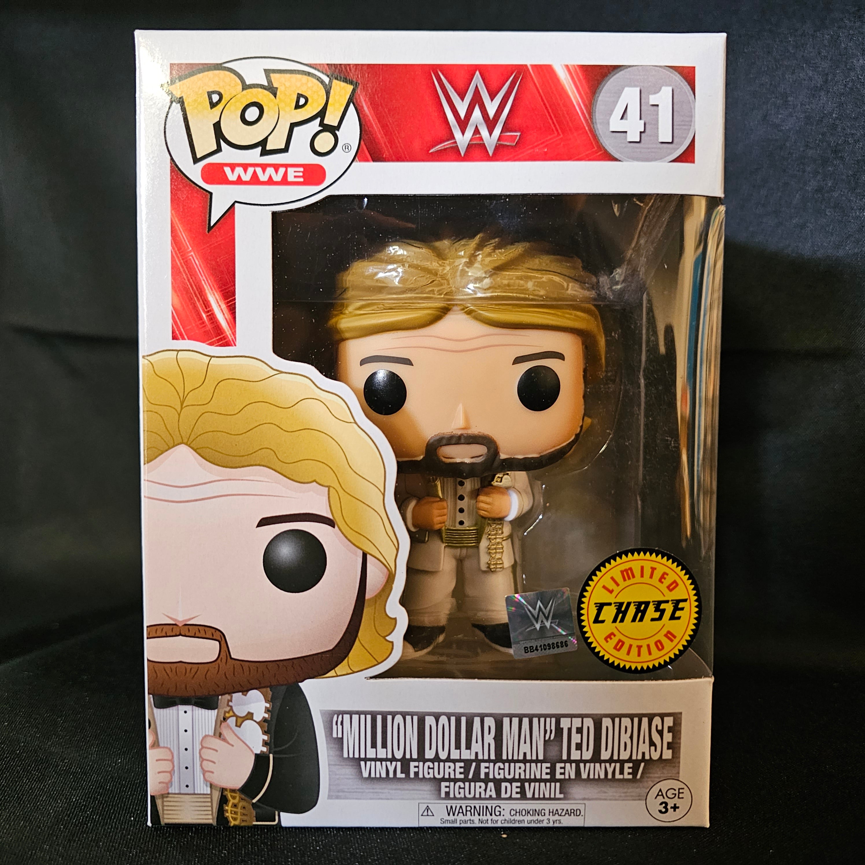 WWE Pop! Vinyl Figure Million Dollar Man Ted Dibiase [White Tux] [Chase] [41] - Fugitive Toys