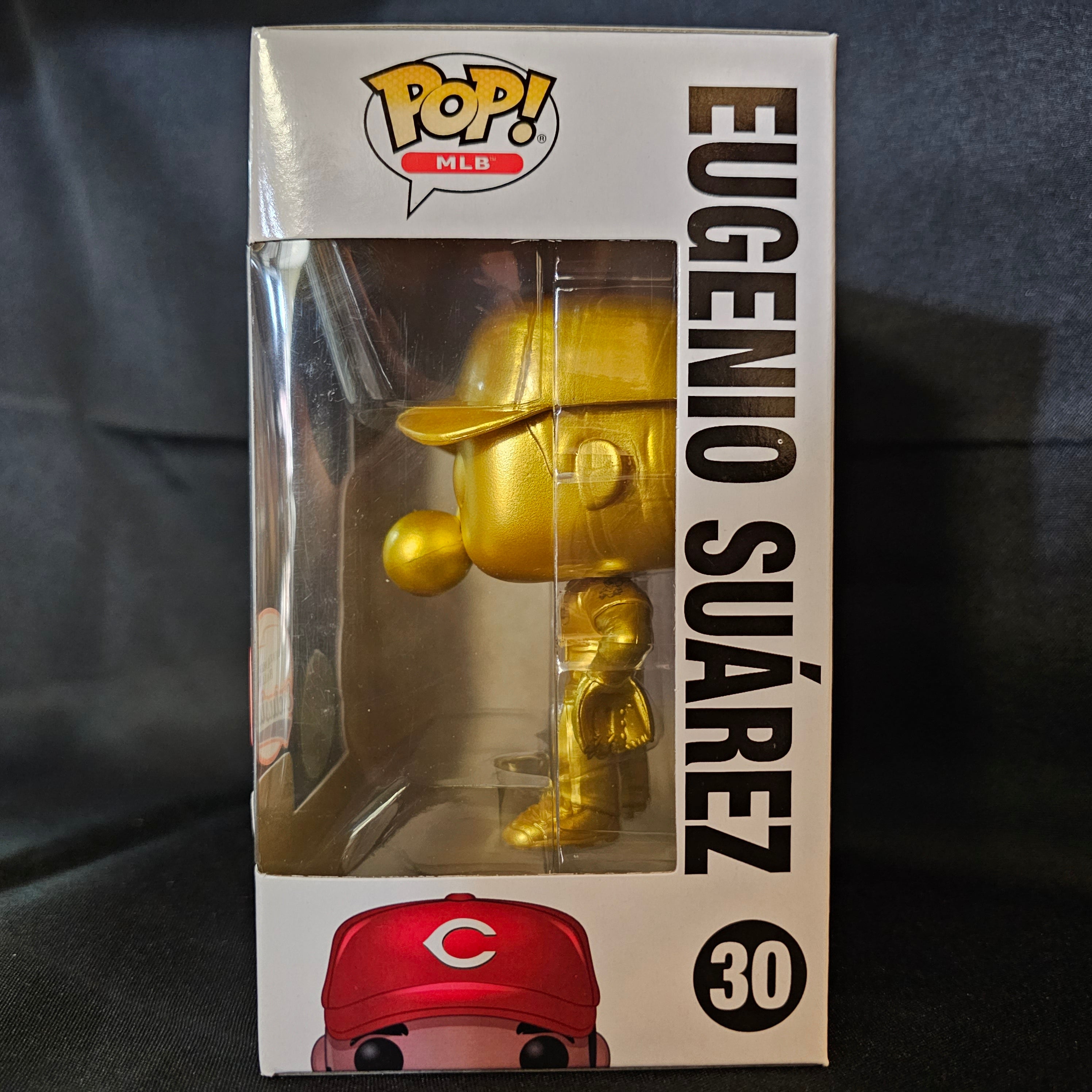 MLB Pop! Vinyl Figure Gold Eugenio Suarez [Cincinnati Reds] [30] - Fugitive Toys