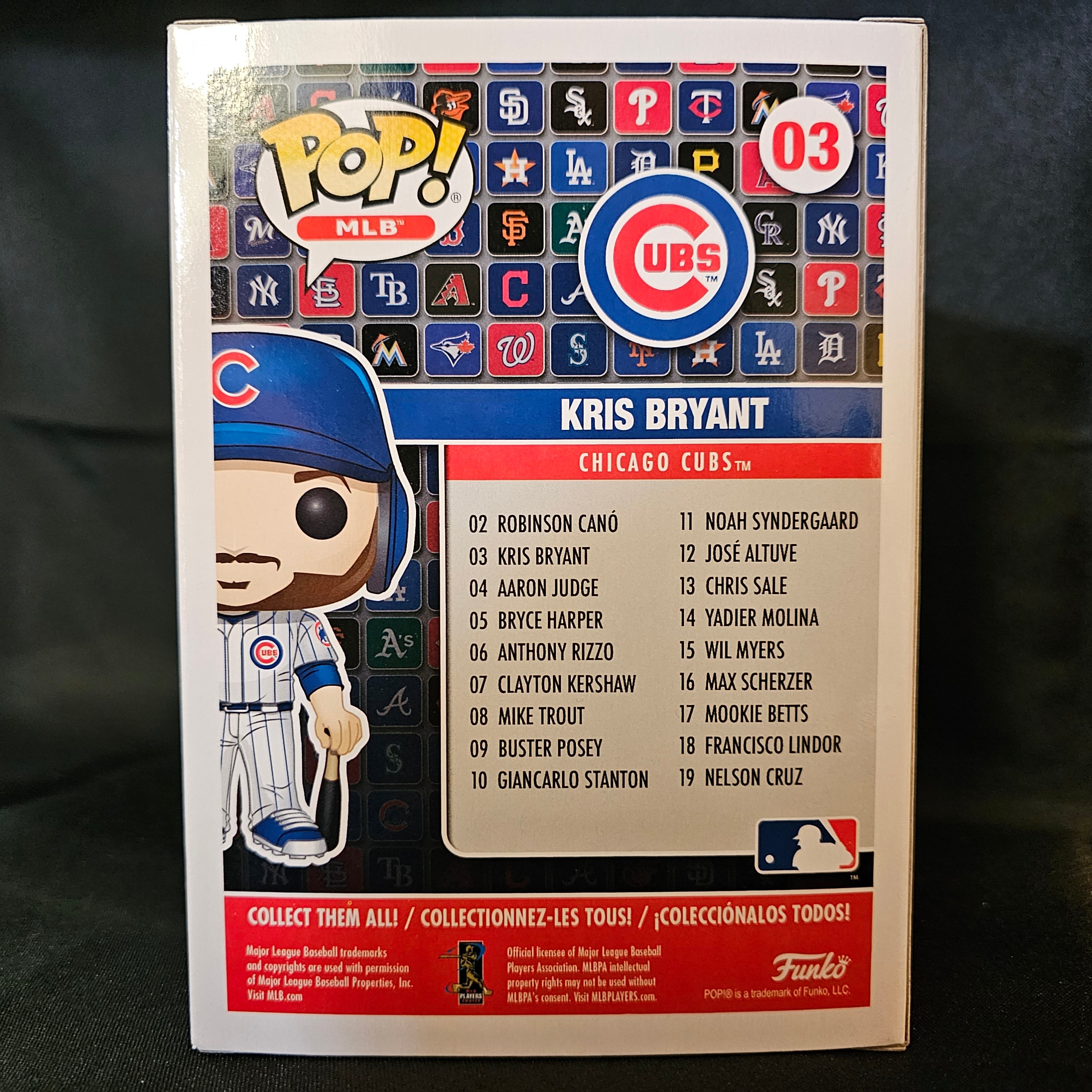 MLB Pop! Vinyl Figure Kris Bryant [Chicago Cubs] [03] - Fugitive Toys