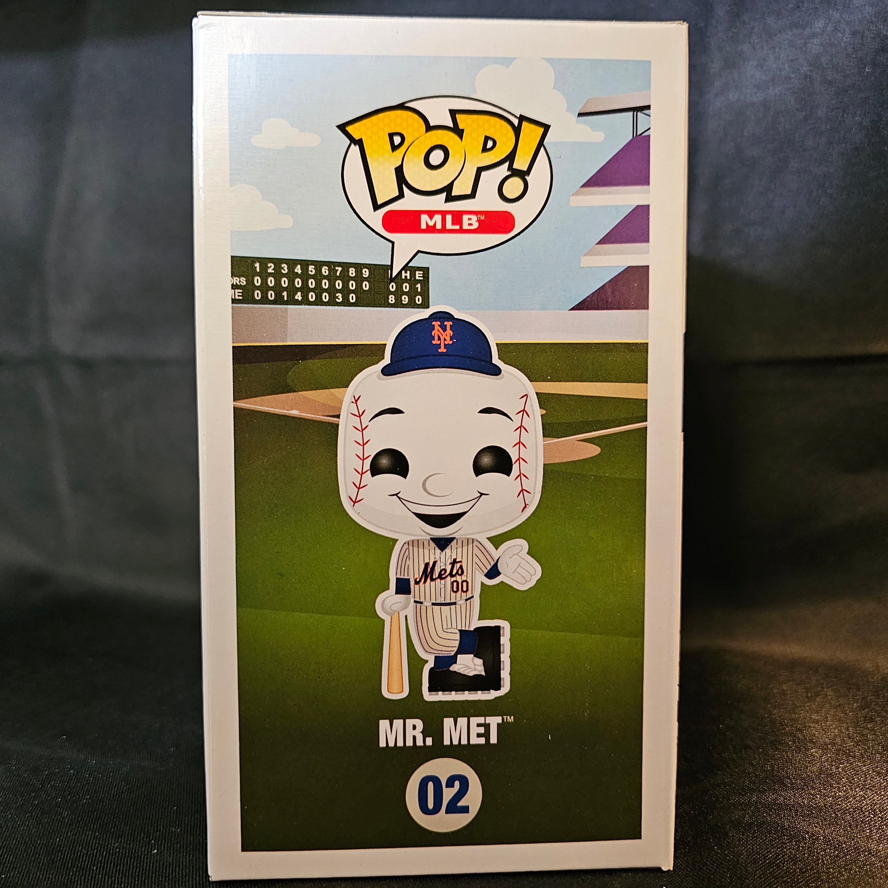 MLB Mascots Pop! Vinyl Figure Mr. Met [Pinstripes] [New York Mets] [02] - Fugitive Toys