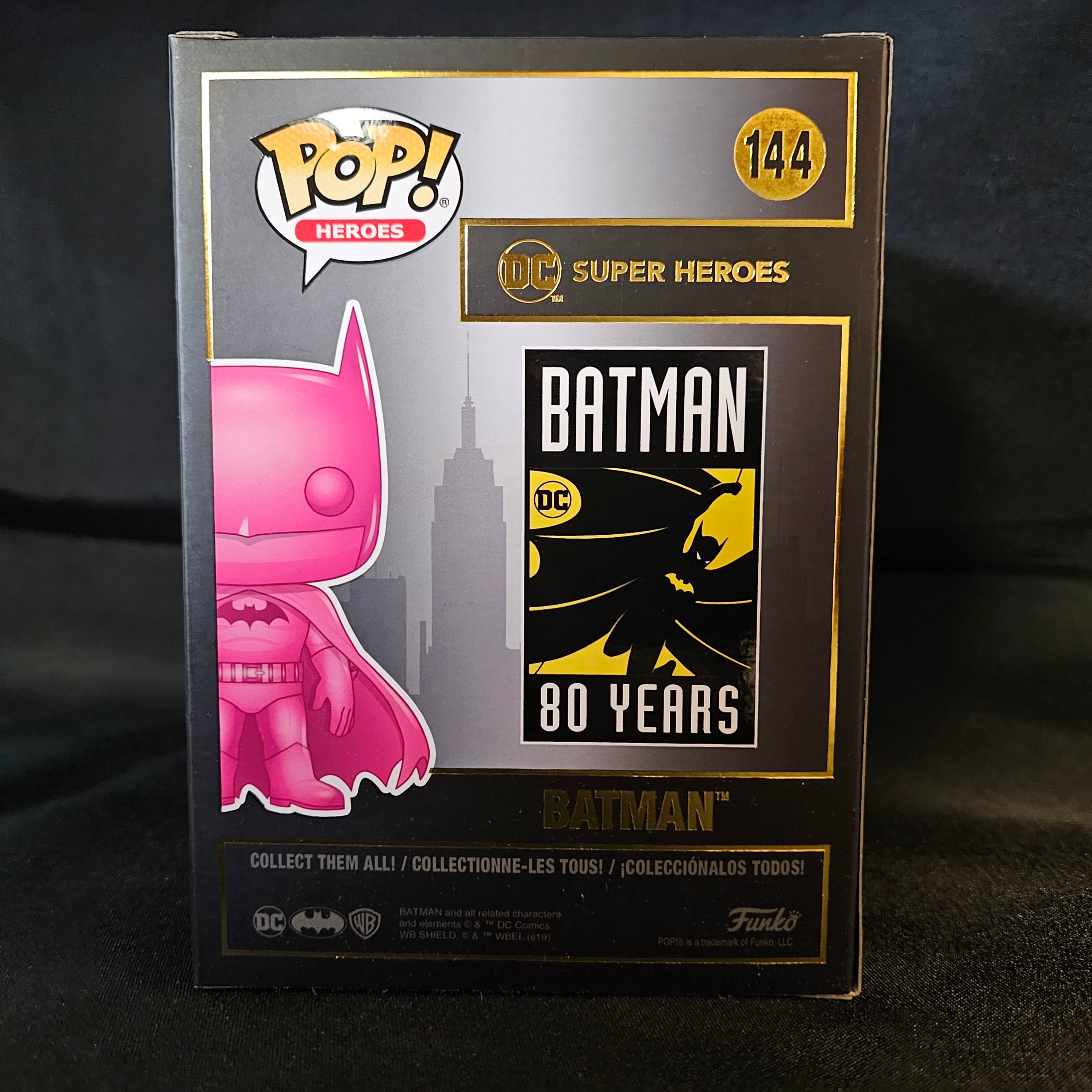 DC Universe Pop! Vinyl Figure Pink Chrome Batman [NYCC 2019] [144] - Fugitive Toys