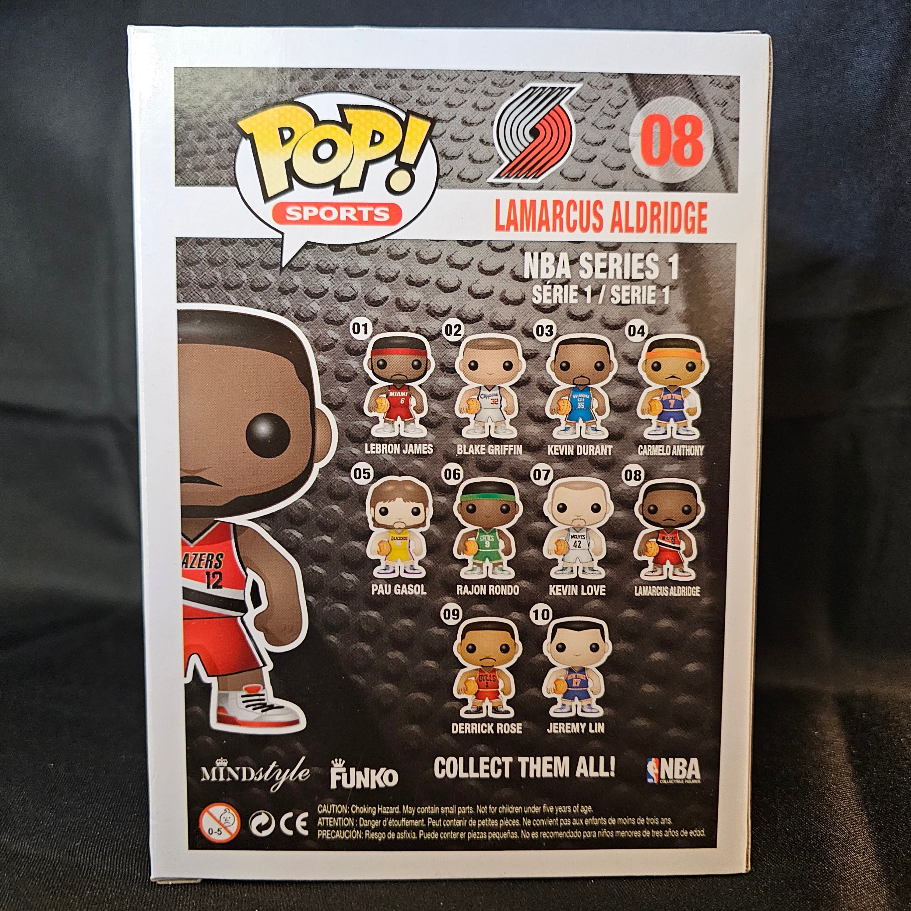 NBA Series 1 Pop! Vinyl Figure Lamarcus Aldridge [Portland Trail Blazers] [08] - Fugitive Toys