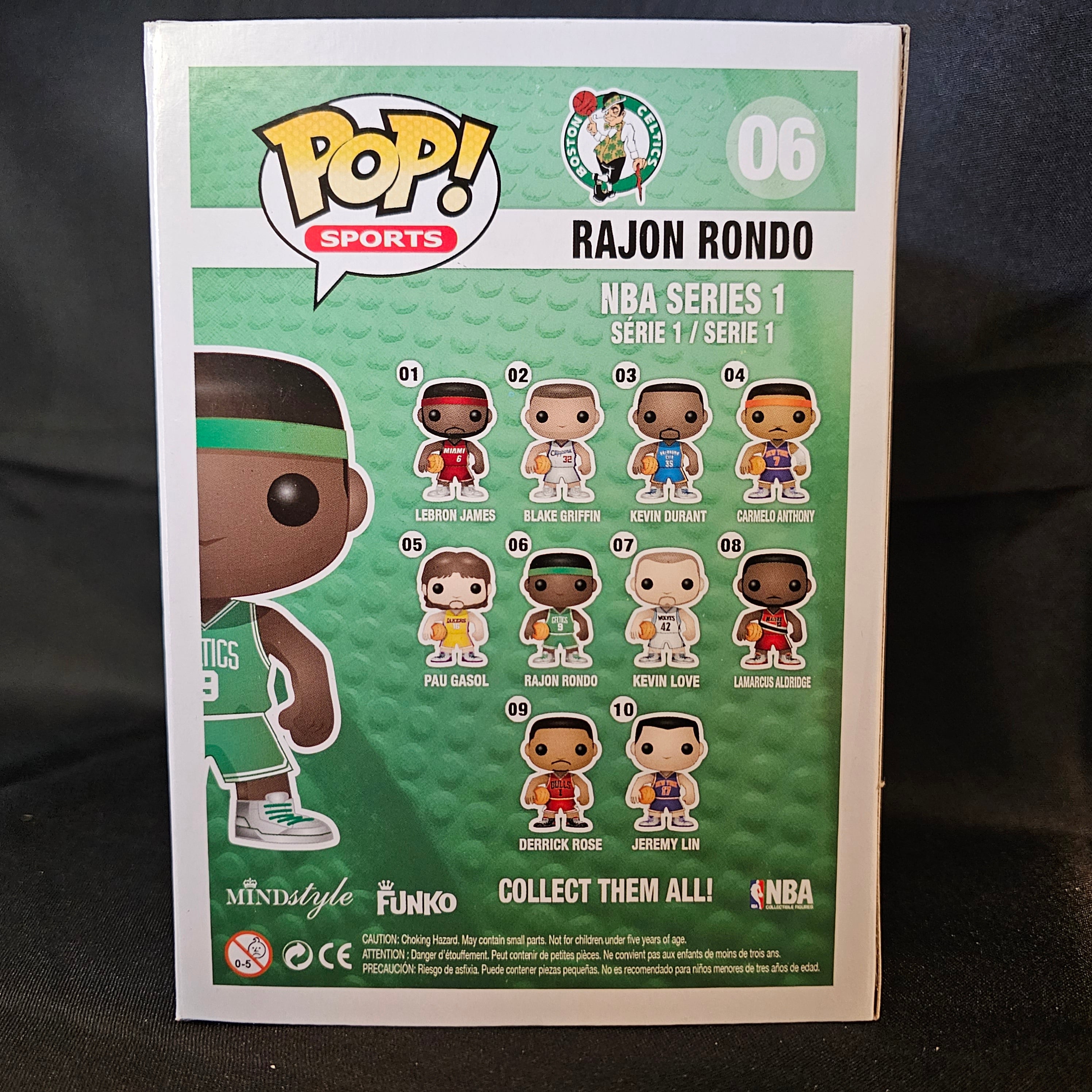 NBA Series 1 Pop! Vinyl Figure Rajon Rondo [Boston Celtics] [06] - Fugitive Toys