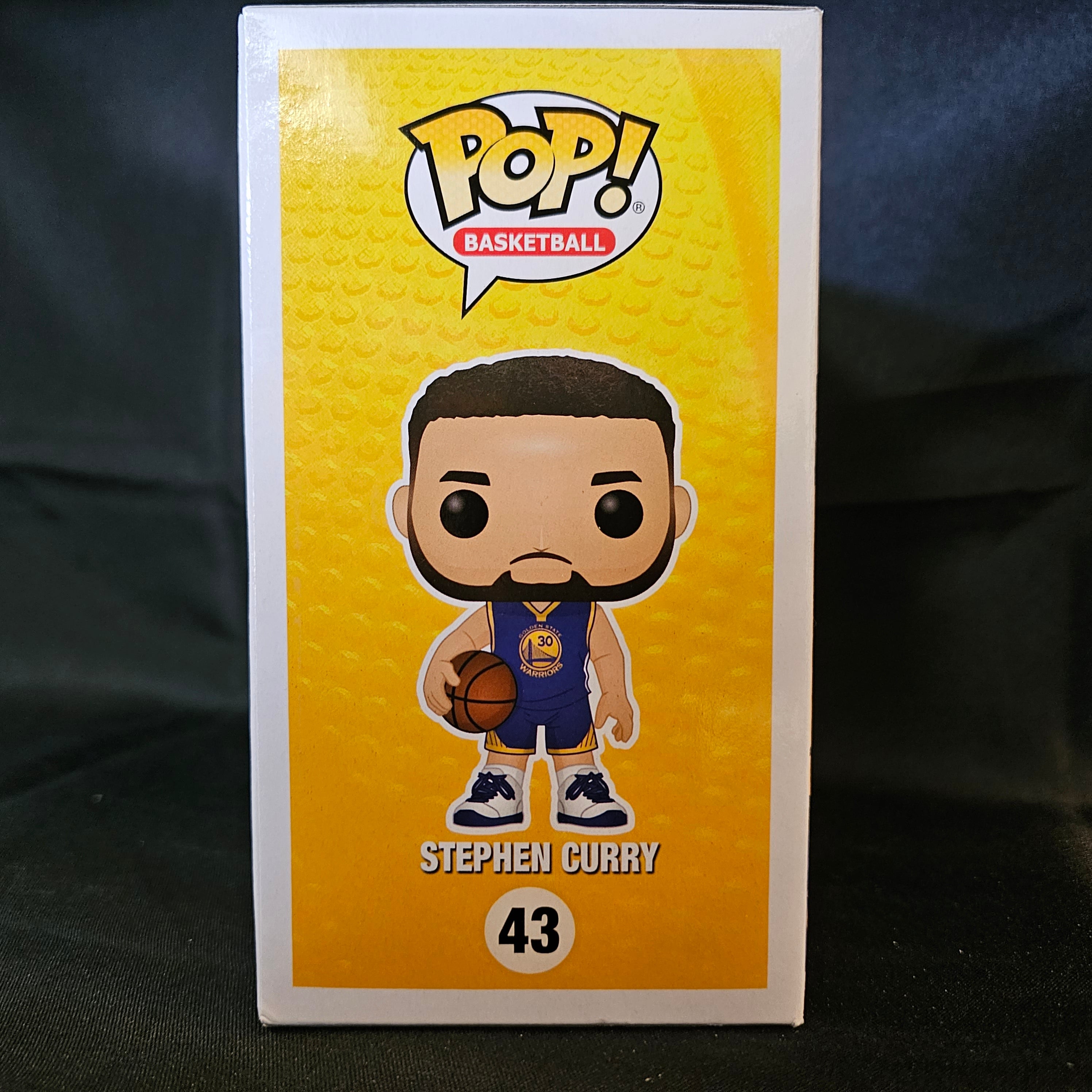 NBA Pop! Vinyl Figure Stephen Curry [Golden State Warriors] [Blue Jersey] [43] - Fugitive Toys