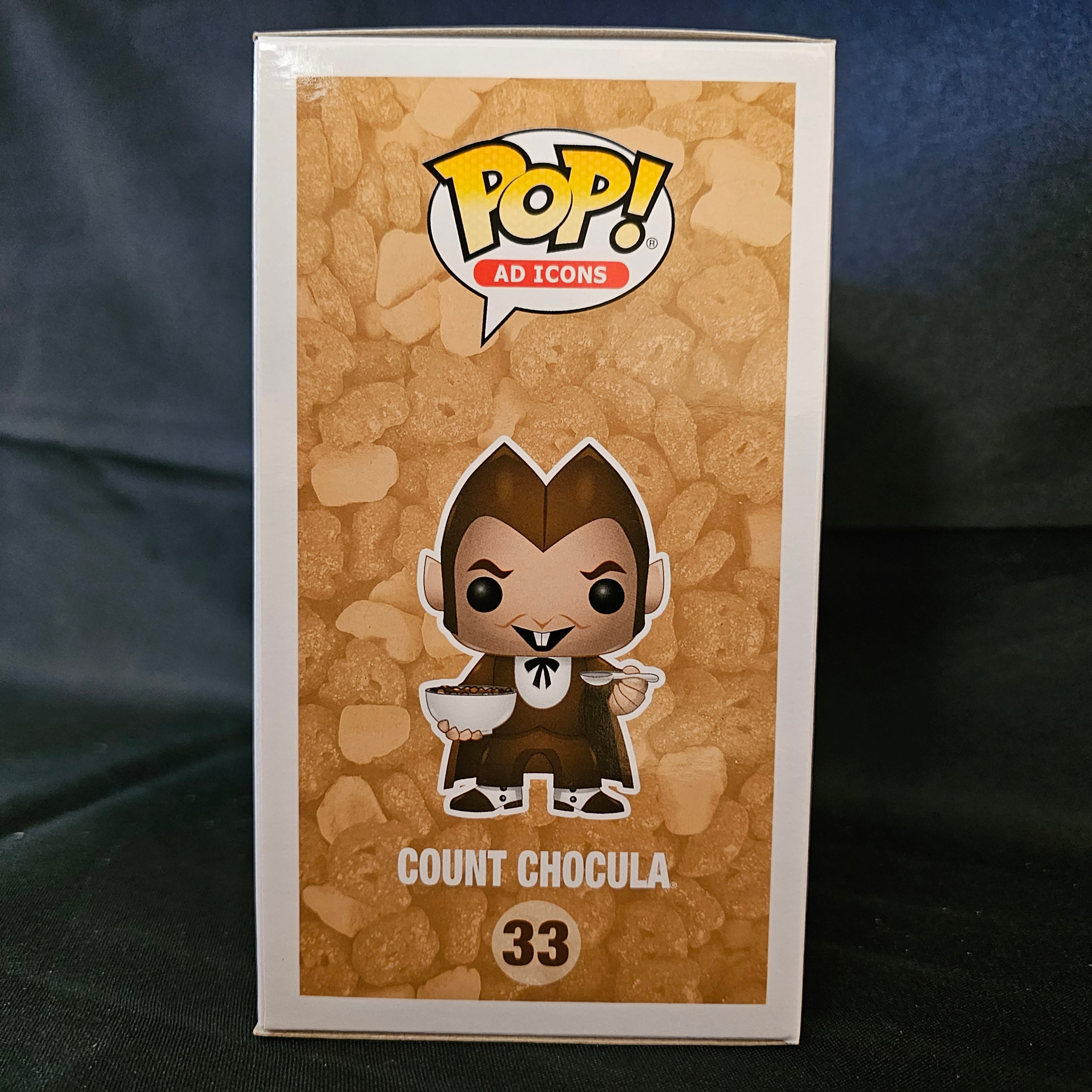 Ad Icon Pop! Vinyl Figure General Mills Count Chocula with Cereal Bowl [Funko-Shop] [33] - Fugitive Toys