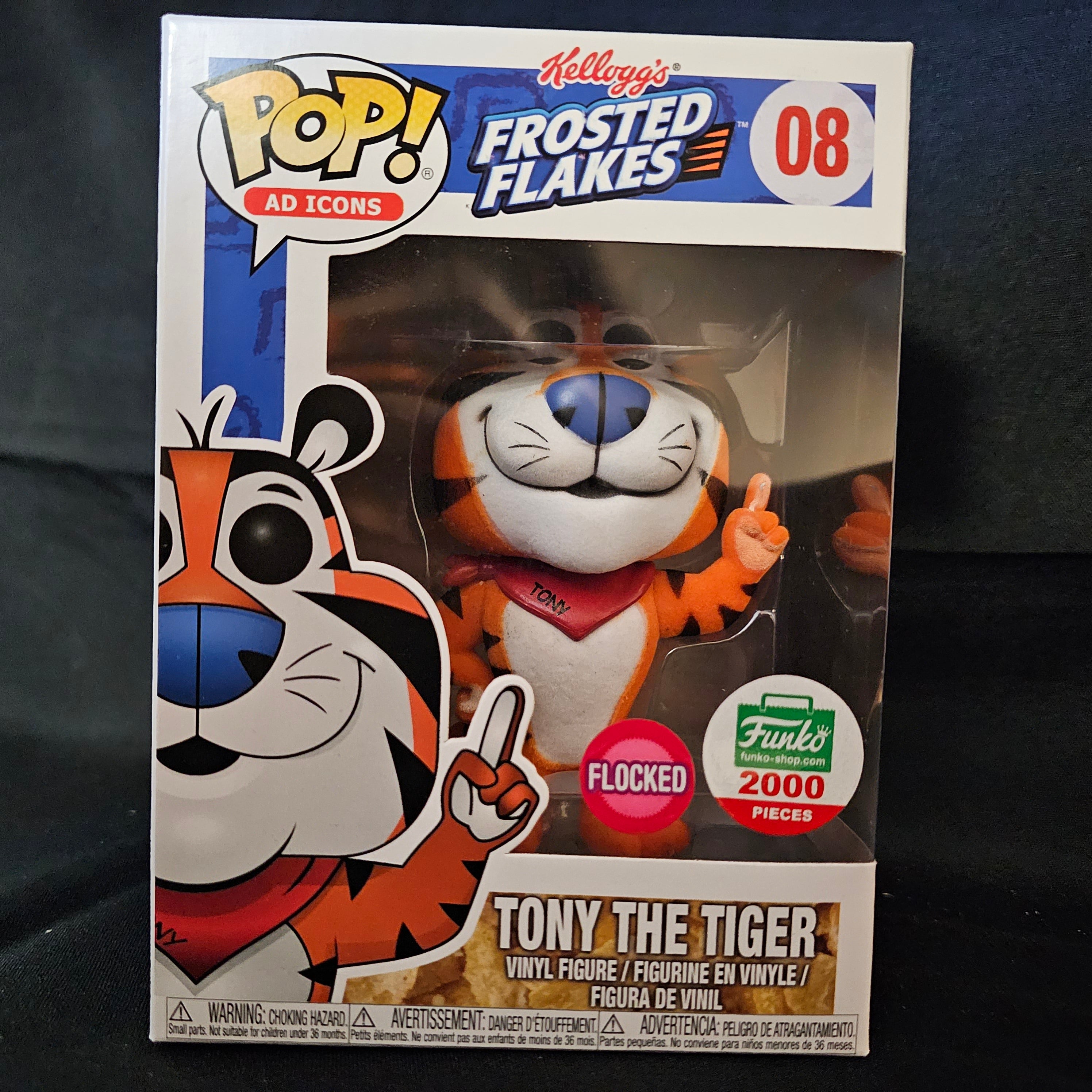 Ad Icons Pop! Vinyl Figure Tony the Tiger [Flocked] [Frosted Flakes] [Funk-Shop] [08] - Fugitive Toys