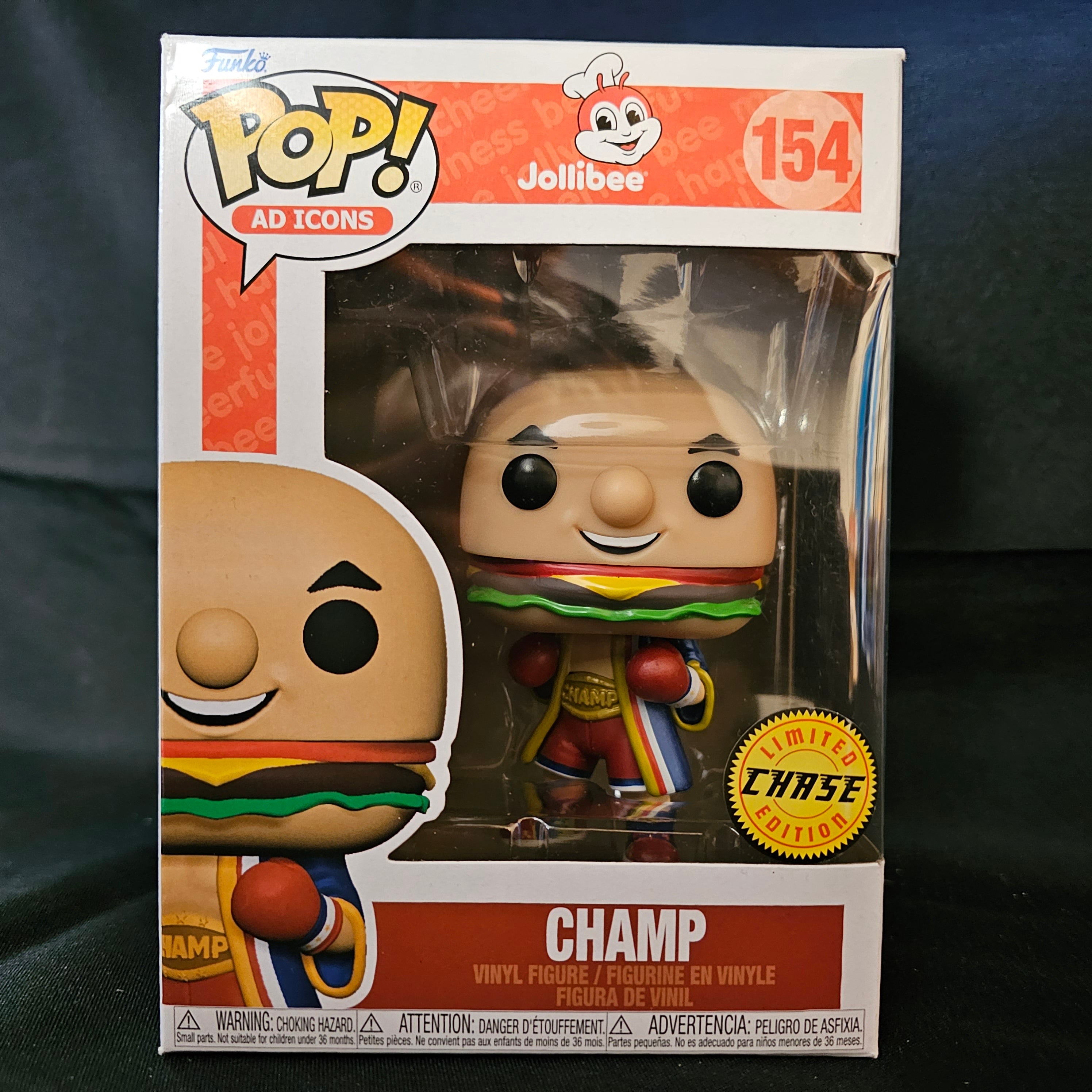 Ad Icons Pop! Vinyl Figure Metallic Champ [Chase] [Jollibee] [154] - Fugitive Toys