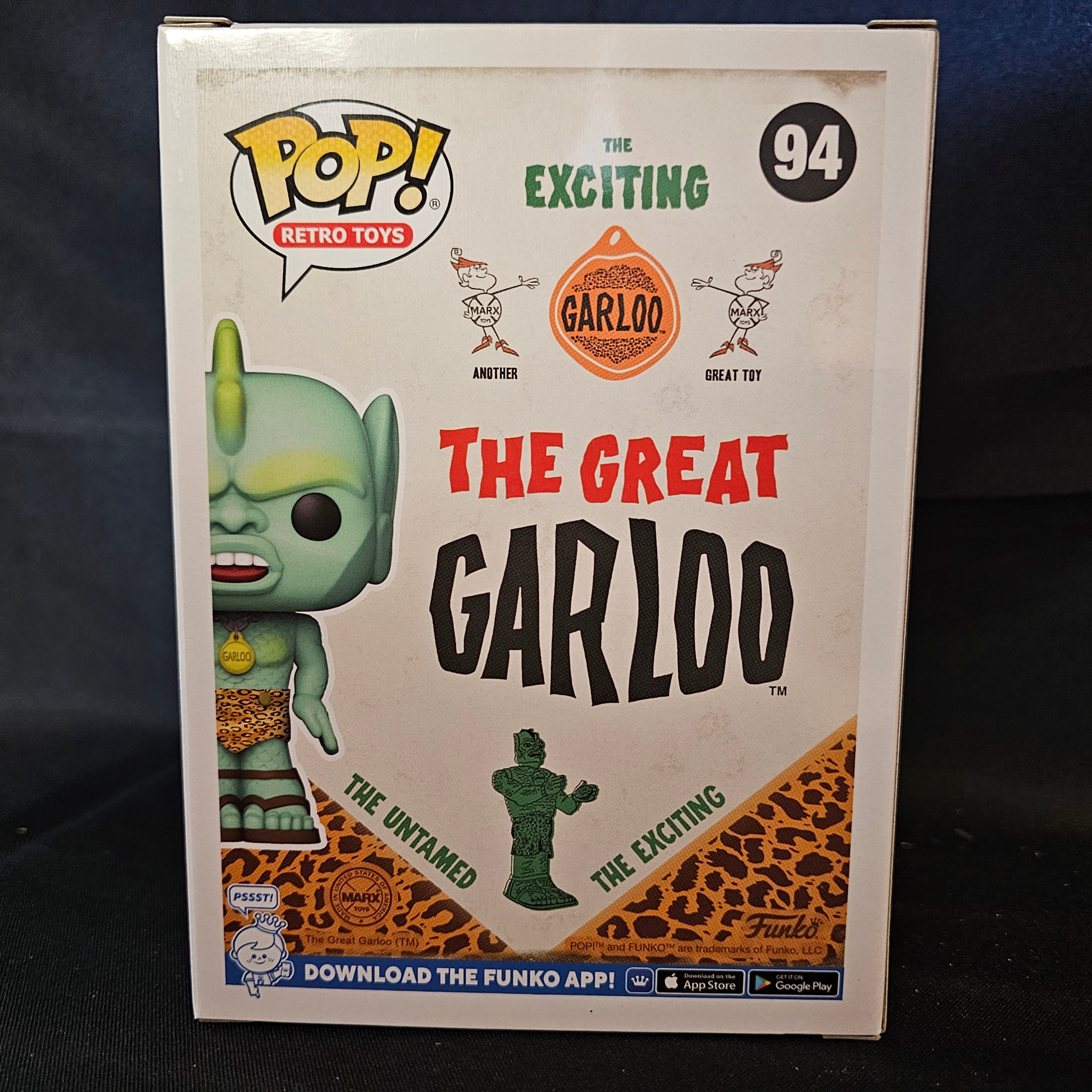 Retro Toys Pop! Vinyl Figure The Great Garloo [NYCC 2021 Festival of Fun] [94] - Fugitive Toys