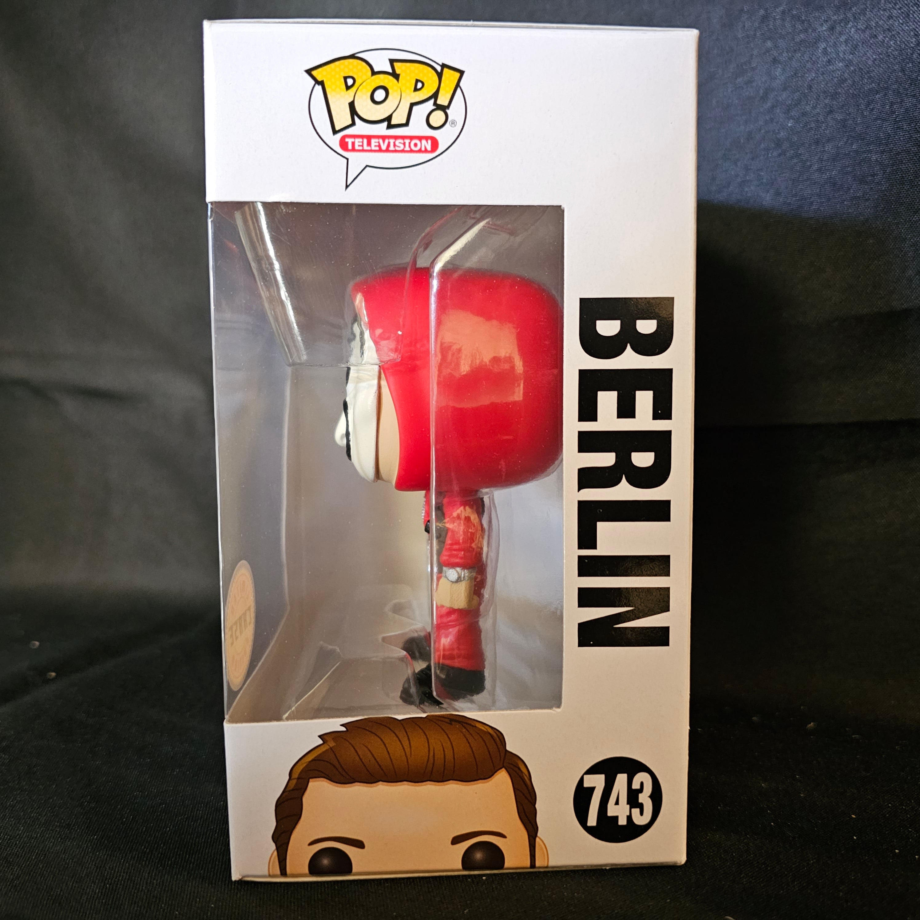 La Casa De Papel Pop! Vinyl Figure Berlin with Dali Mask (Chase) [743] - Fugitive Toys