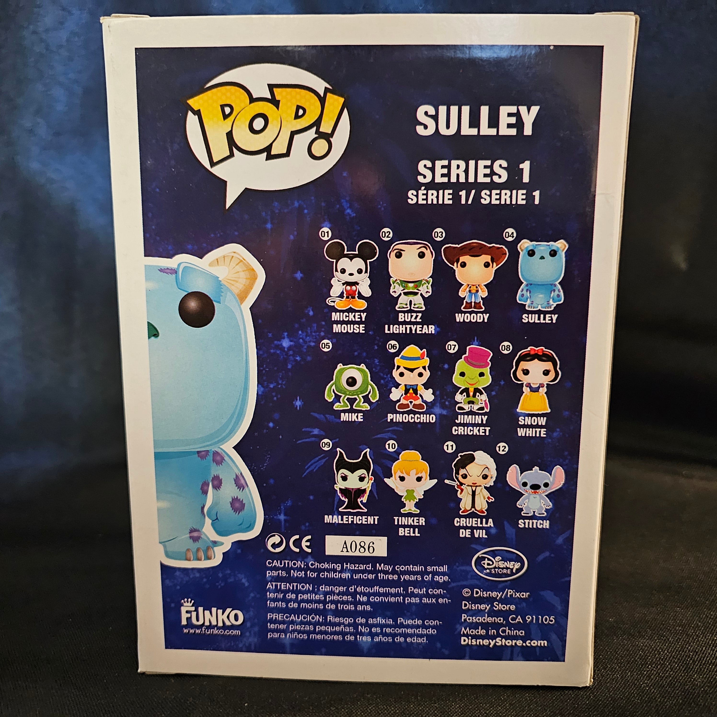 Disney Series 1 Pop! Vinyl Figure Flocked Sulley [Monsters Inc.] [SDCC] [04] - Fugitive Toys