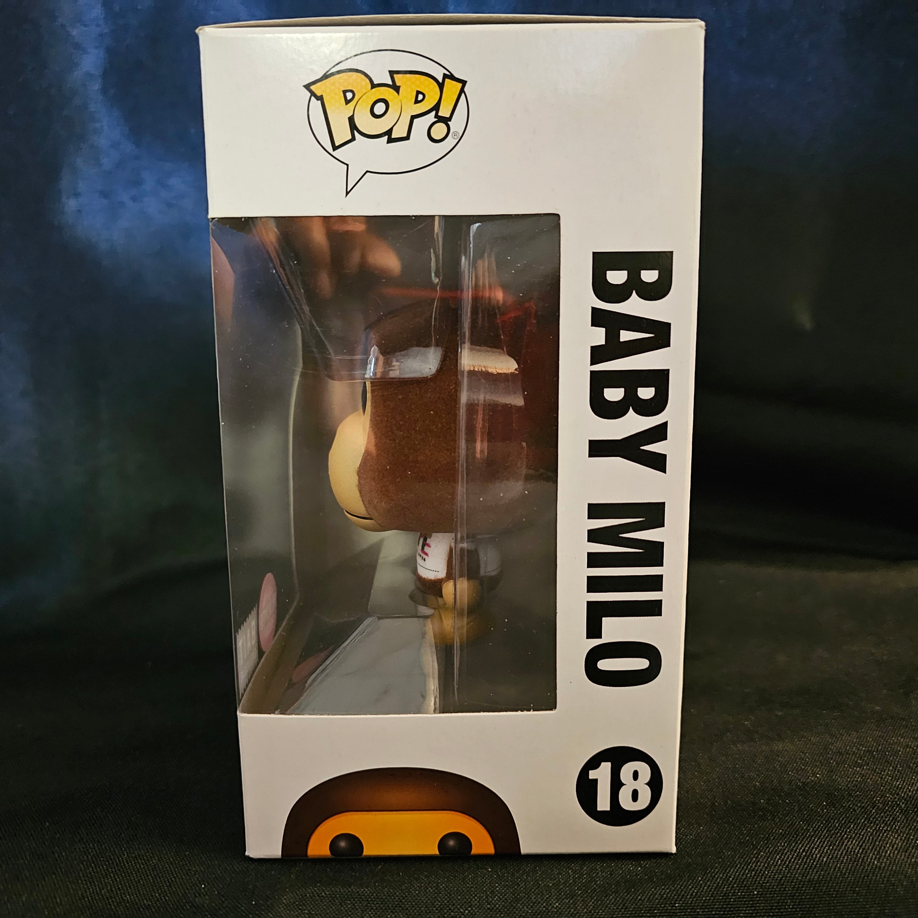 BAPE Pop! Vinyl Figure Flocked Baby Milo [Bait Exclusive] [18] - Fugitive Toys