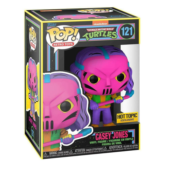 Fugitive Toys Funko Teenage Mutant Ninja Turtles Pop! Vinyl Figure Casey Jones (Black Light) (Hot Topic Exclusive) [121]