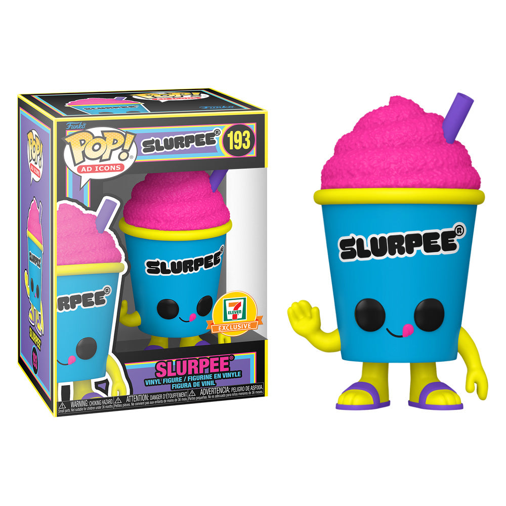 Fugitive Toys Funko Ad Icons Pop! Vinyl Figure 7-11 Strawberry Slurpee (Blacklight | Pink) [193]