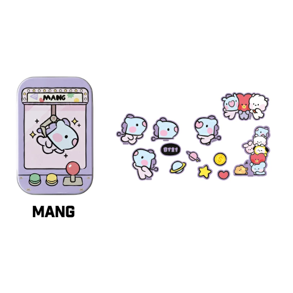 BT21 Minini Sticker Tin - Mang - Fugitive Toys