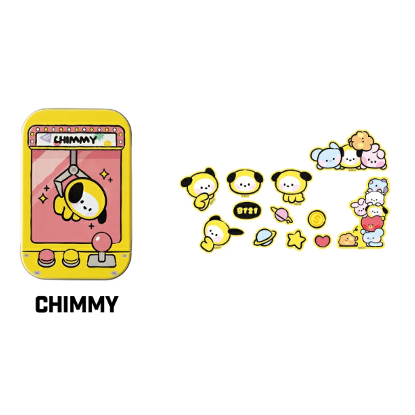 BT21 Minini Sticker Tin - Chimmy - Fugitive Toys