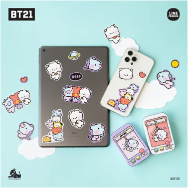 BT21 Minini Sticker Tin - RJ - Fugitive Toys