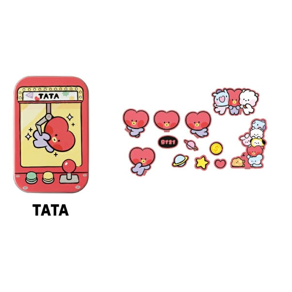 BT21 Minini Sticker Tin - Tata - Fugitive Toys